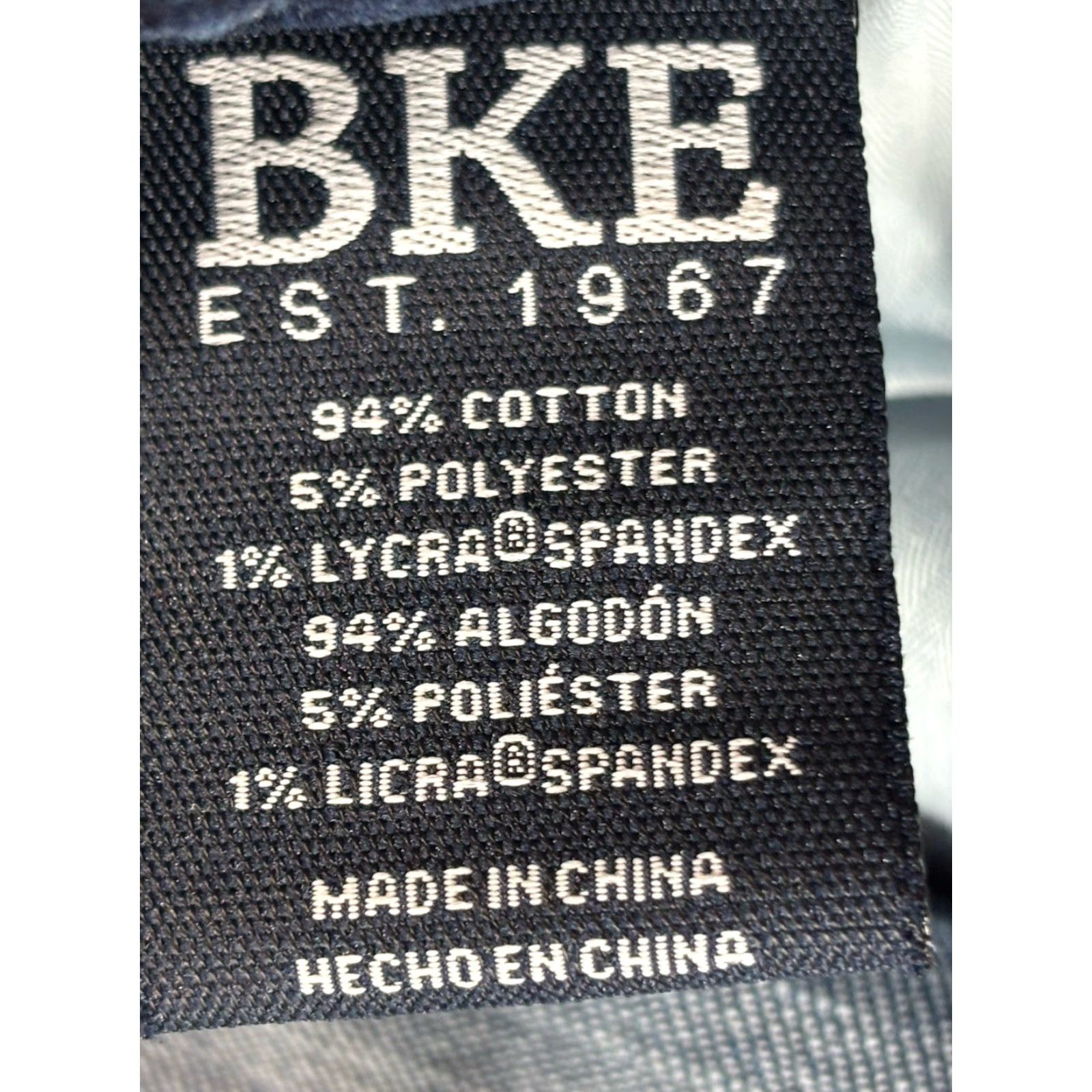 BKE BKE Jake Jeans Mens 32x32 32x30.5 Blue Denim Straight Leg Medium Wash 5-Pocket Style Belt Loops Regular Rise Mid Inseam 30.5 Cotton Denim Jacket? Size US 32 / EU 48 - 7 Thumbnail