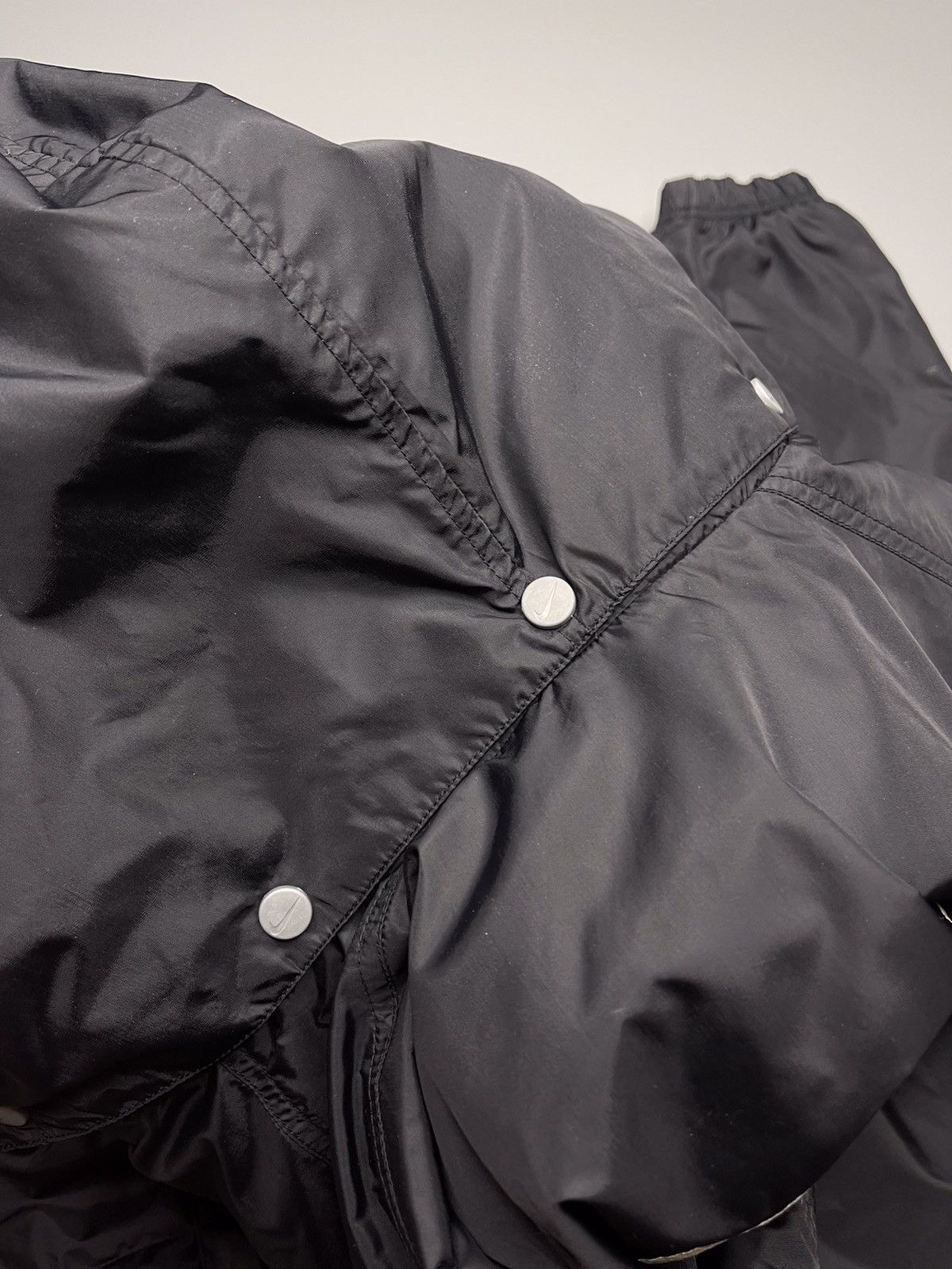 Nike × Vintage Vintage Y2k Nike Nylon Big Logo Jacket Size US L / EU 52-54 / 3 - 17 Thumbnail
