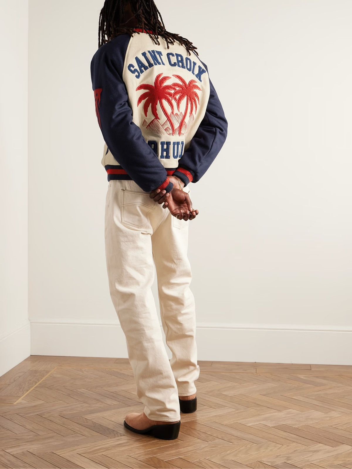 Rhude Rhude “St Croix” Varsity Jacket Size XS Size US XS / EU 42 / 0 - 2 Thumbnail