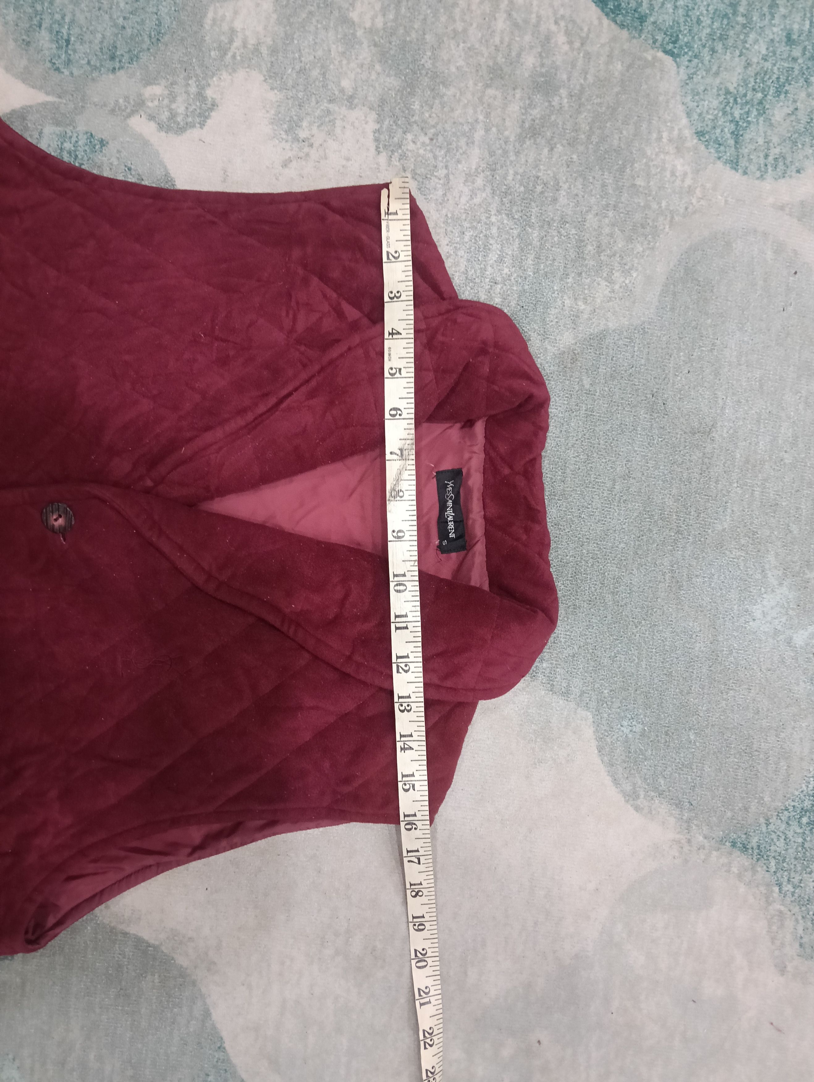 Saint Laurent Paris Vintage Yves Saint Laurent Like Velvet Vest Jacket Size US L / EU 52-54 / 3 - 11 Thumbnail