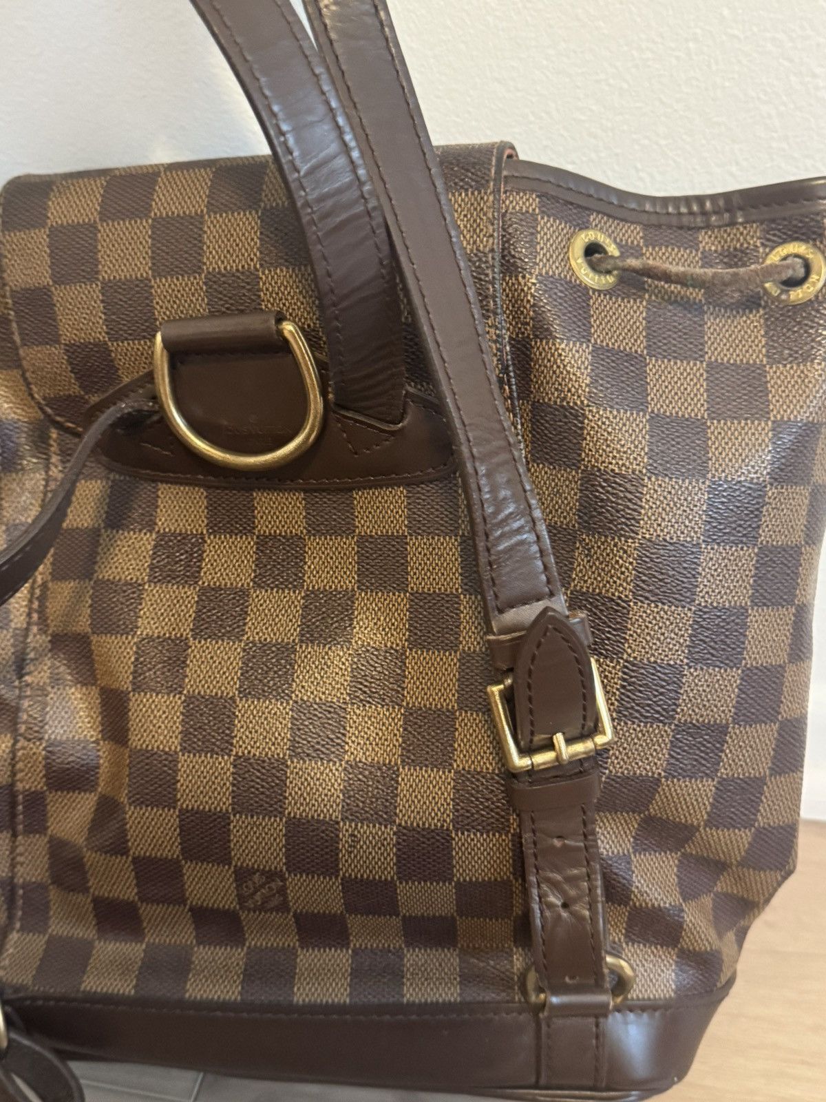 Louis Vuitton Damier Ebene Montsouris MM Special Order Size ONE SIZE - 10 Thumbnail