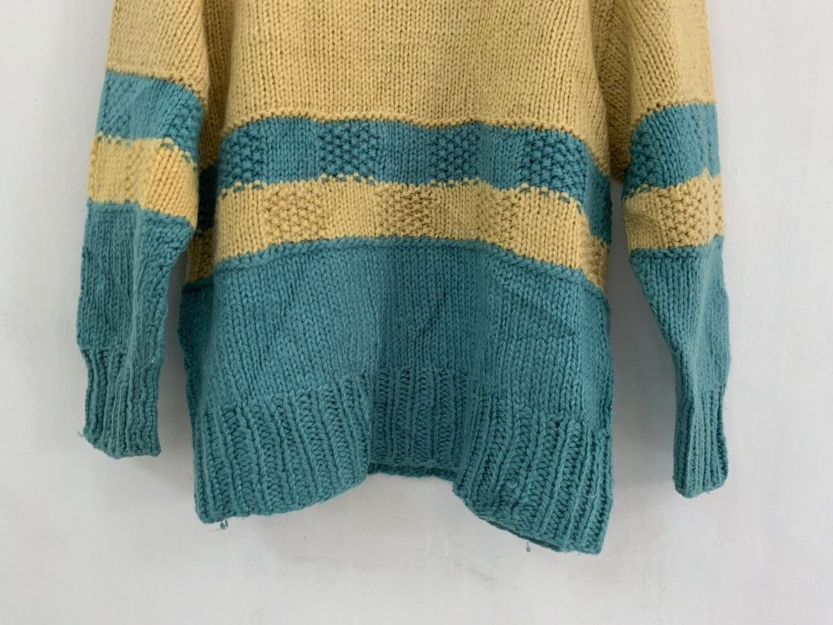 Japanese Brand Handmade Knitwear Cross Stitch Sweatshirt Size US M / EU 48-50 / 2 - 6 Thumbnail