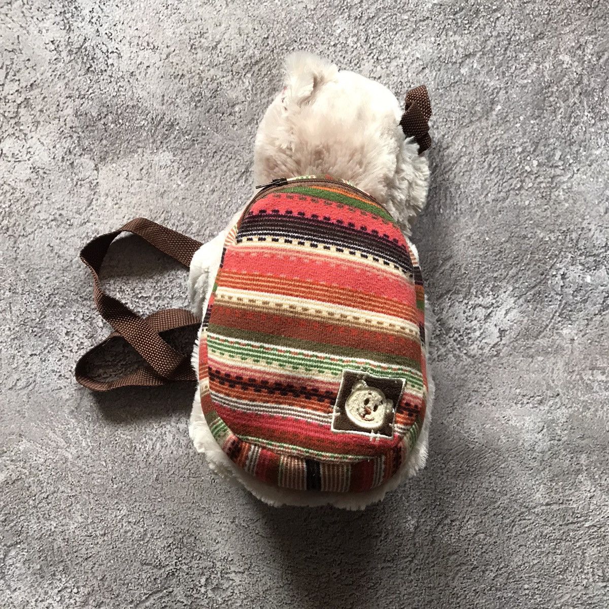 Vintage Vintage Y2K Plush Bear Backpack Toy Streetwear Baggy Logo OS Size ONE SIZE - 3 Thumbnail
