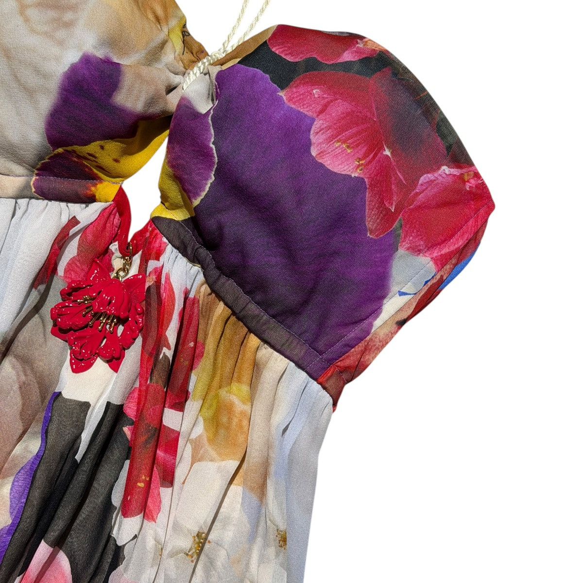Roberto Cavalli Silk floral print jumpsuit Size M / US 6-8 / IT 42-44 - 2 Thumbnail