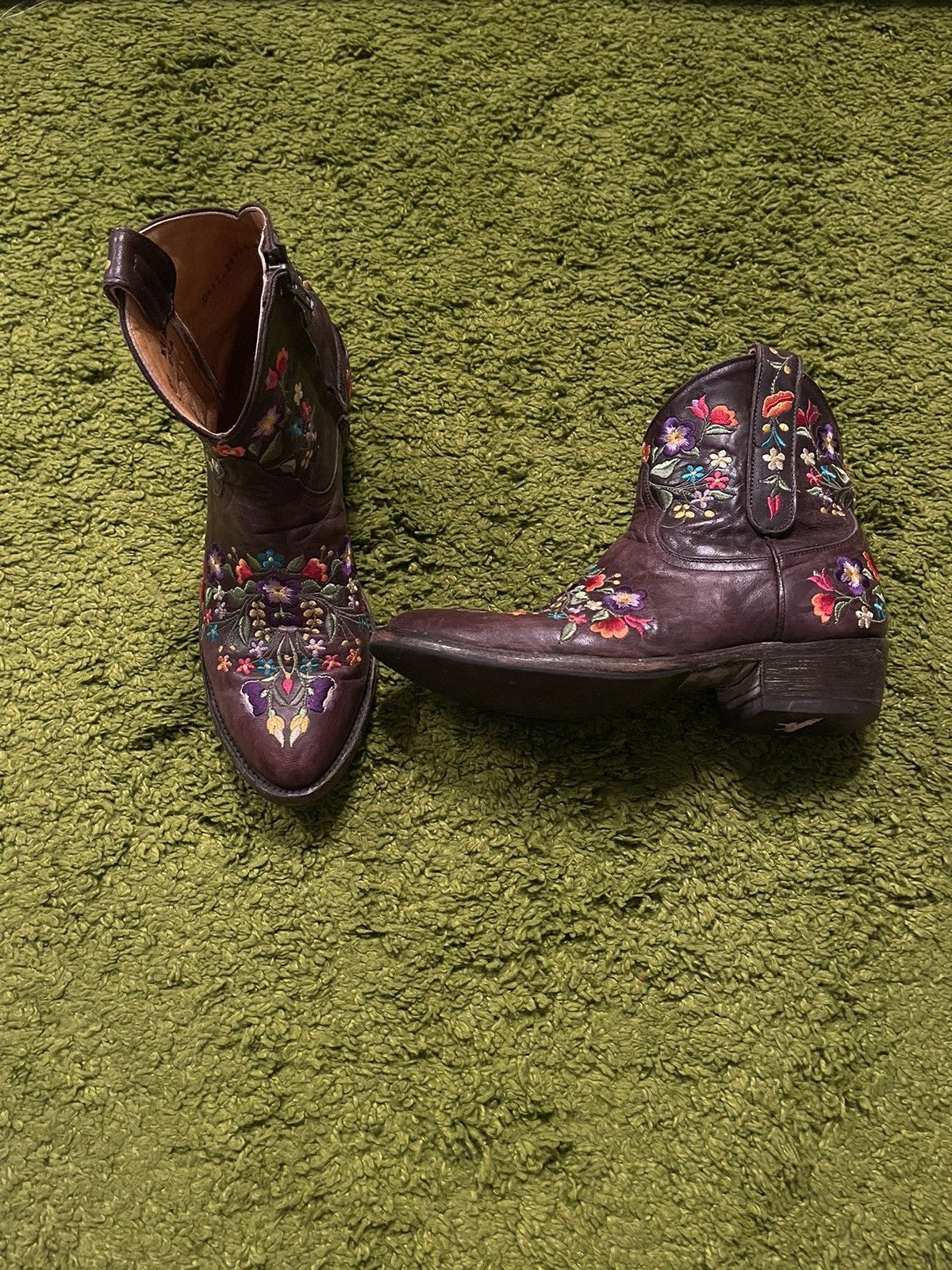 Cowboy Equipment × Old Gringo × Vintage Old Gringo Mexicana western cowboy embroidered flowers boots Size US 8.5 / IT 38.5 - 2 Thumbnail