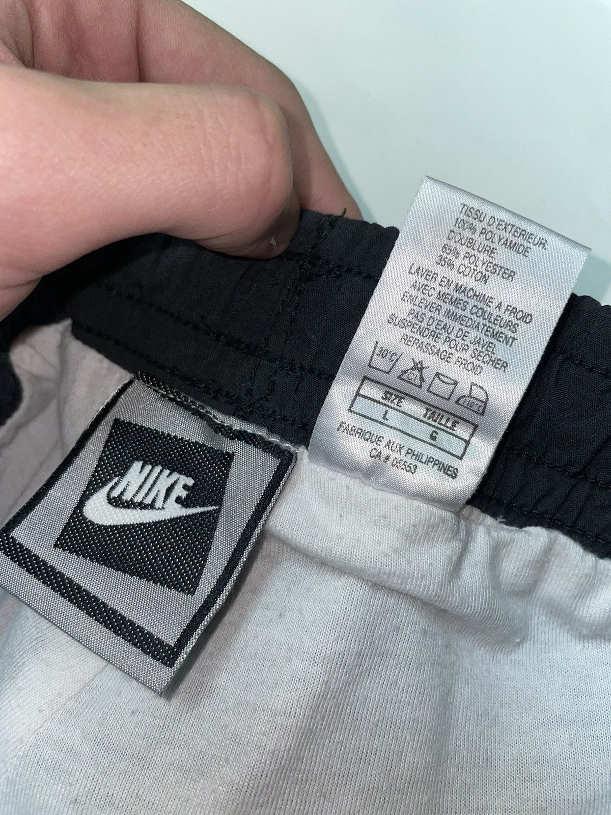 Nike × Vintage Nike vintage streetwear y2k nylone sweatpants 90s Size US 34 / EU 50 - 10 Thumbnail