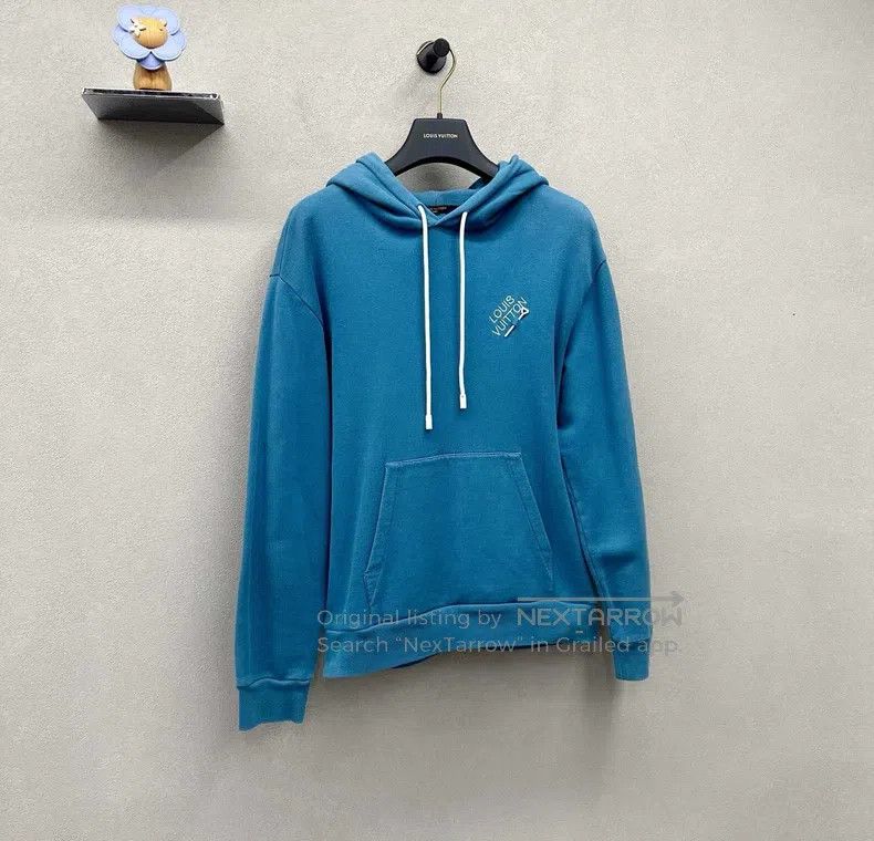 Louis Vuitton Louis Vuitton Blue Hoodie Size US S / EU 44-46 / 1 - 4 Thumbnail