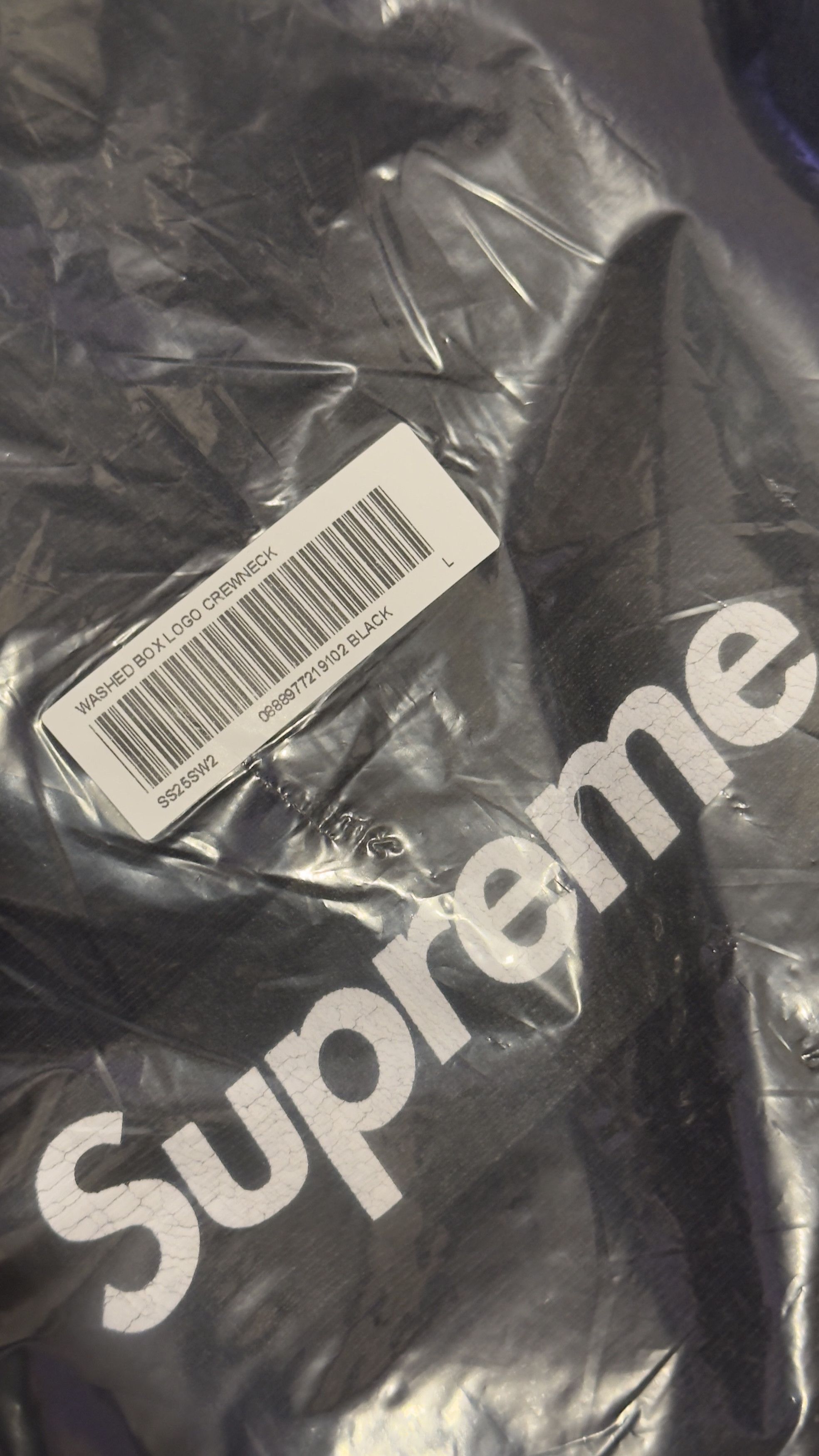 Supreme Supreme Washed Box Logo Crewneck Black Size US M / EU 48-50 / 2 - 2 Thumbnail