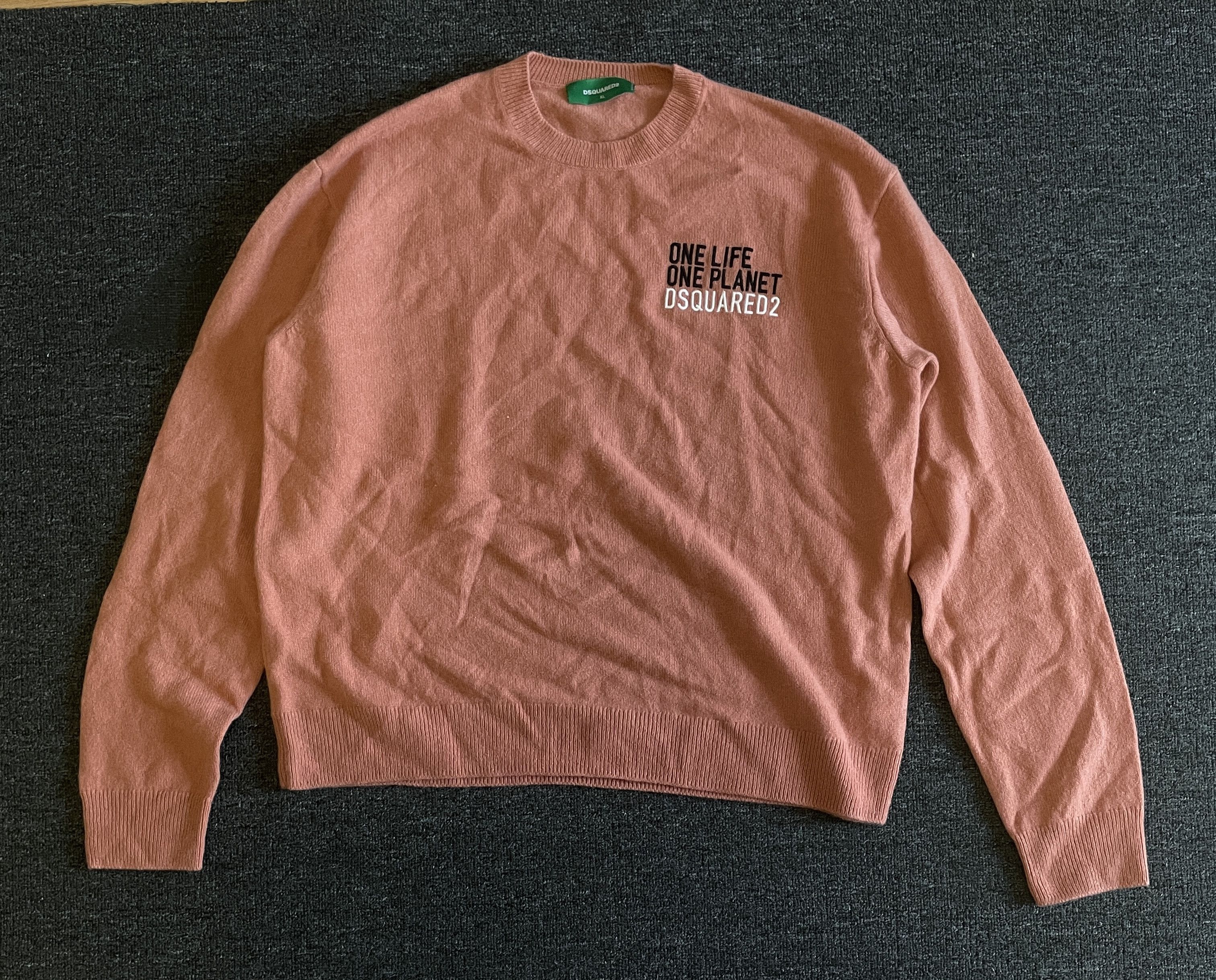 Dsquared2 Dsquared2 orange cashmere sweater size XL Size US XL / EU 56 / 4 - 1 Thumbnail