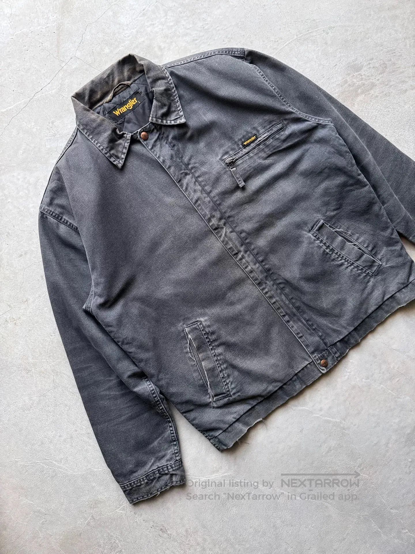 Vintage Vintage 90s Wrangler Work Jacket. Size US L / EU 52-54 / 3 - 2 Thumbnail