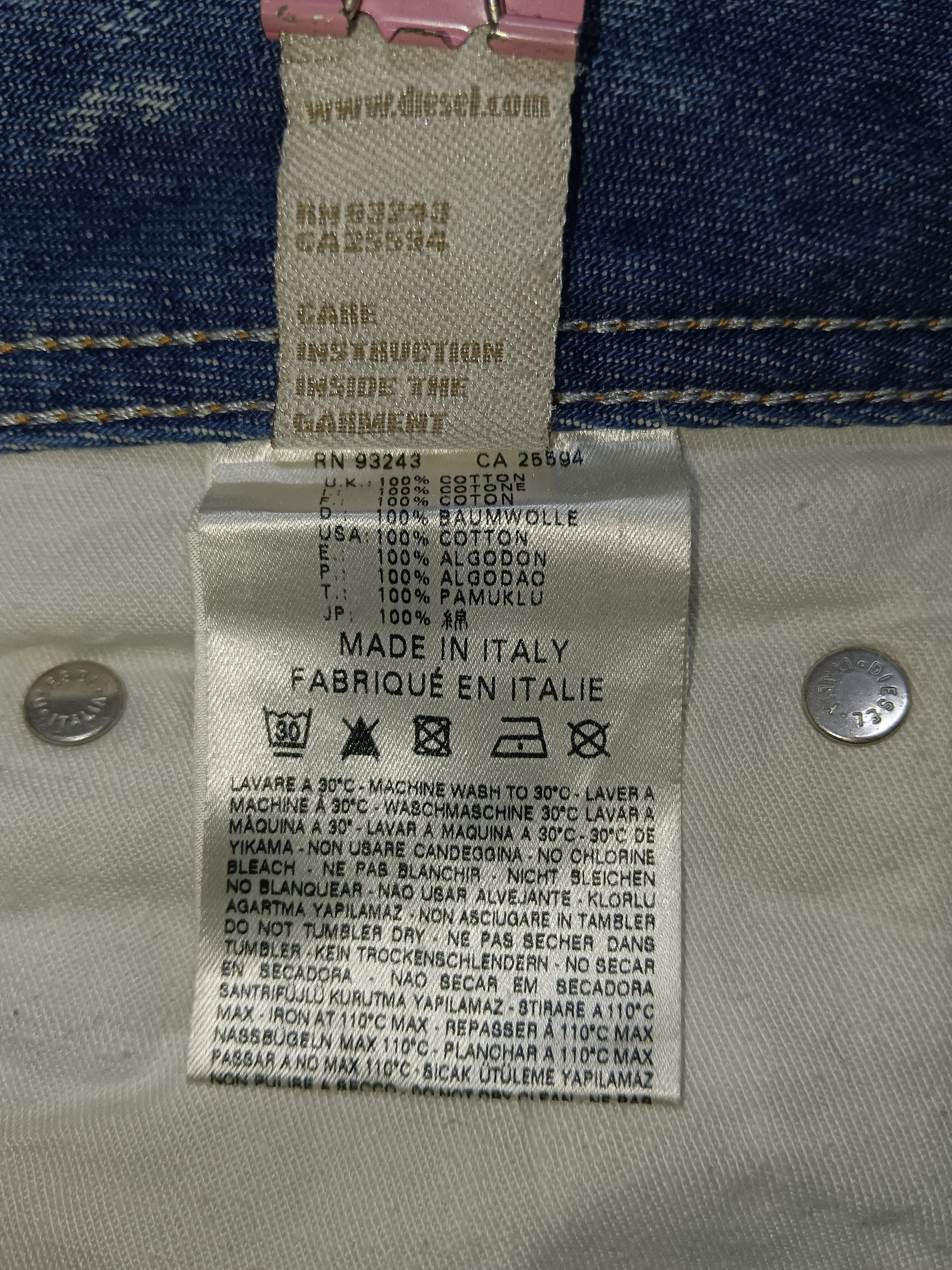 Diesel Diesel💥 Seditionaries Distressed Denim Size US 29 - 14 Thumbnail
