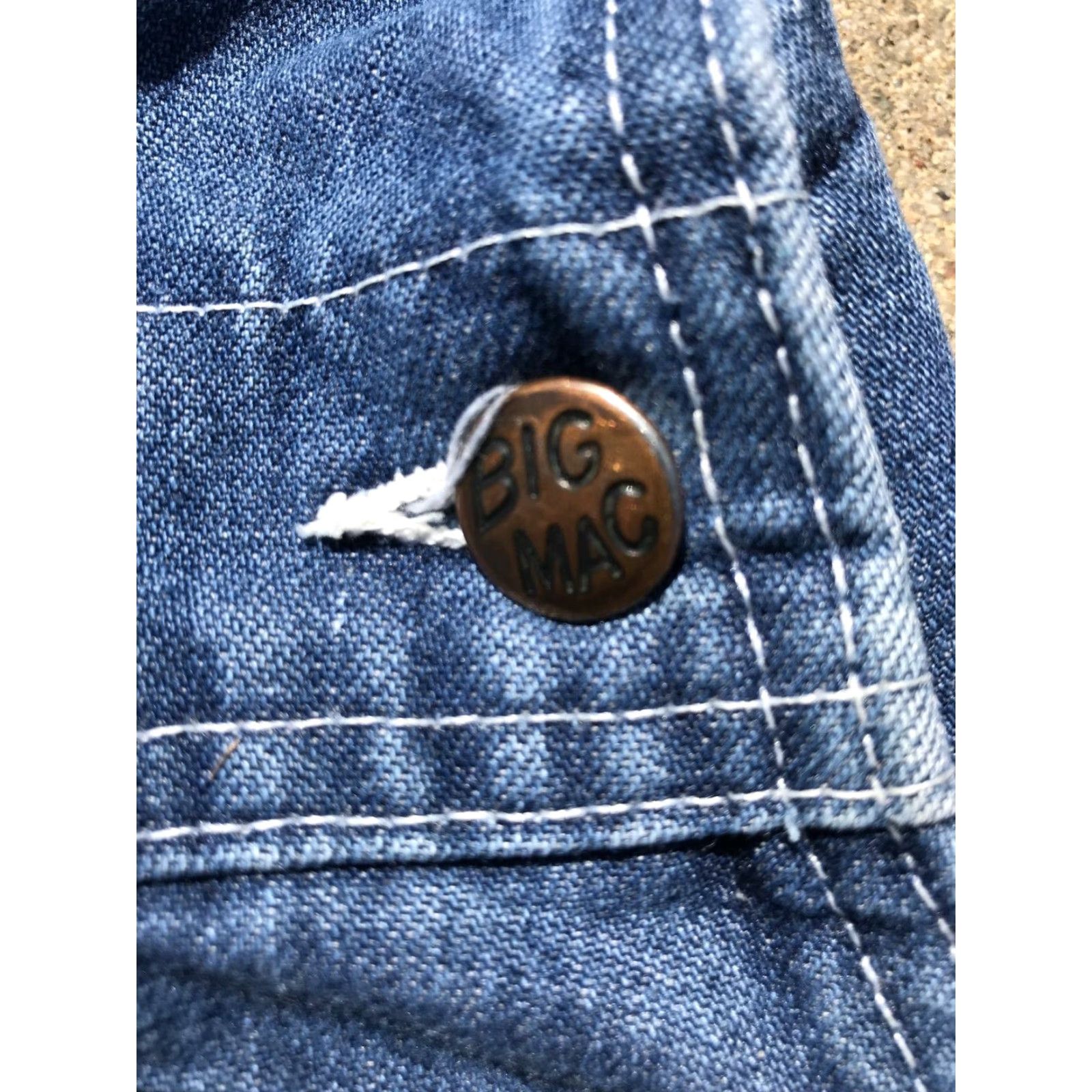 Vintage VINTAGE Penneys Big Mac Denim Overalls Sz 36 Waist Blue Grunge 60s-80s Mens Size US 36 / EU 52 - 5 Thumbnail