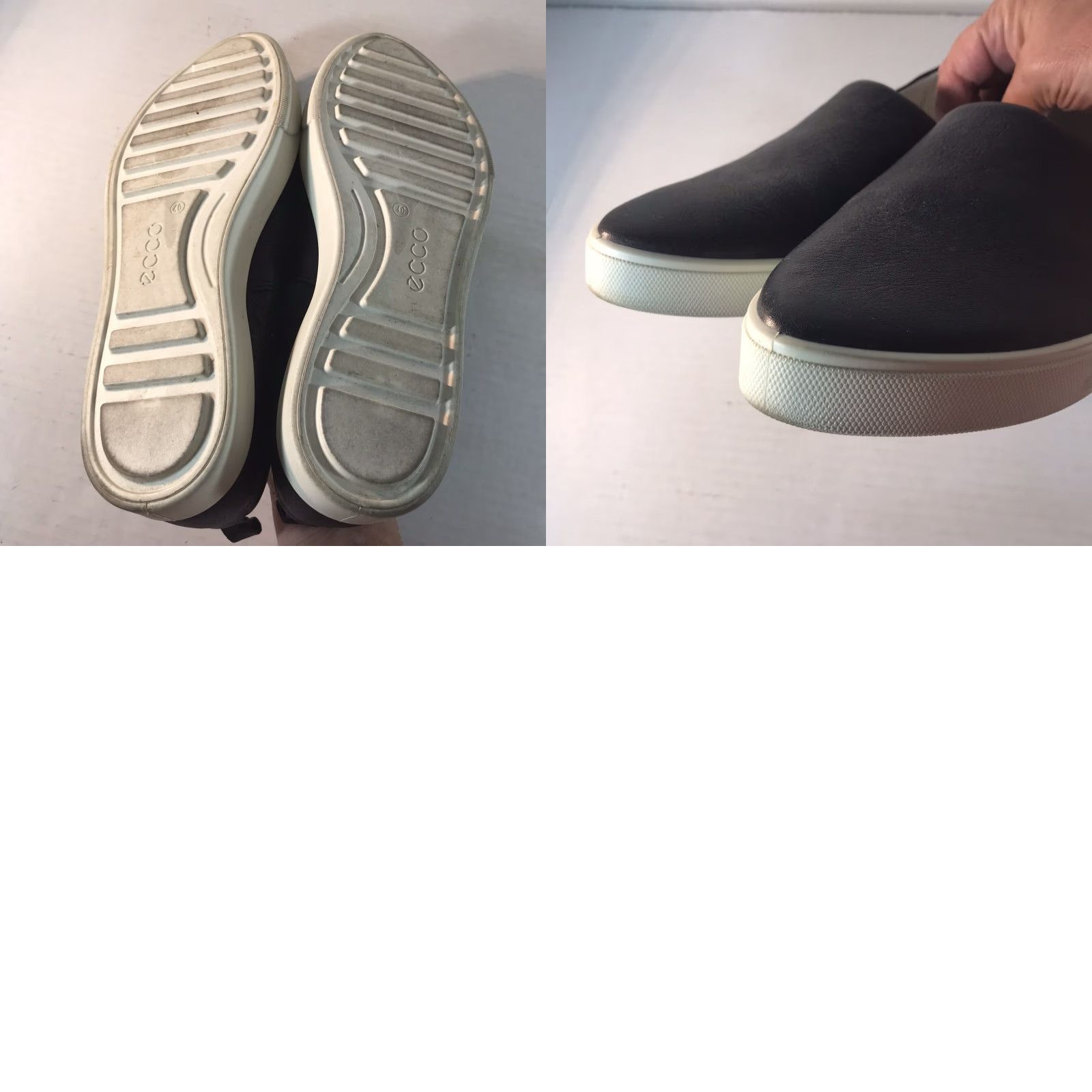 Ecco Ecco Women's Leather Loafers Slip On Flat Size 9 Black Casual Travel Workwear Size US 9 / IT 39 - 8 Thumbnail