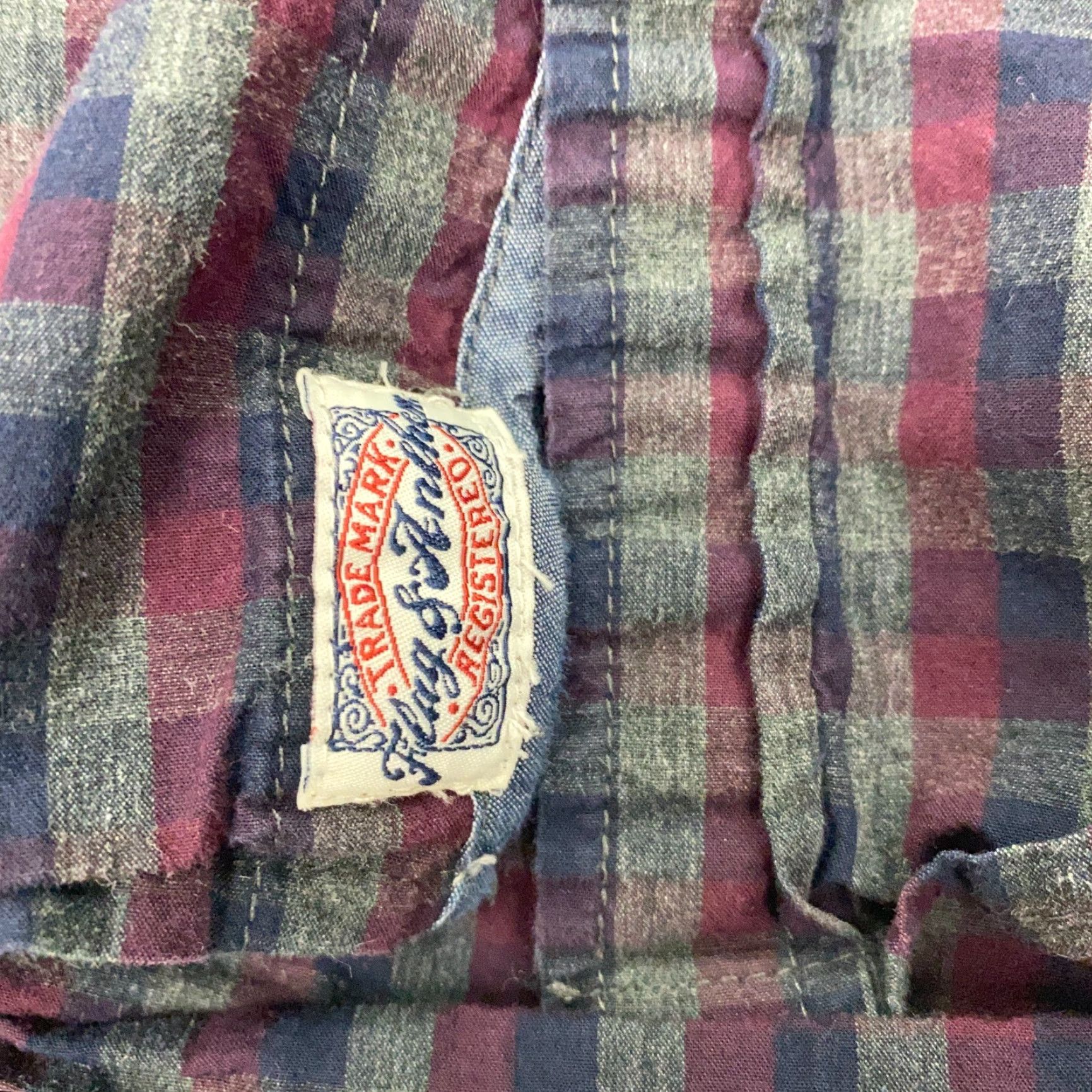 Flag & Anthem VINTAGE Flag & Anthem Flannel Shirt Mens Large Plaid Long Sleeve Size US L / EU 52-54 / 3 - 3 Thumbnail