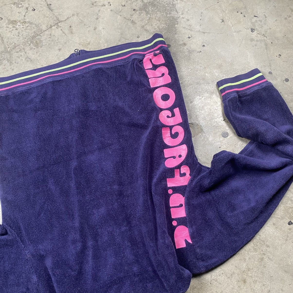 Japanese Brand y2k The Surfboard Factory Velvet Fleece Zip Up Size US M / EU 48-50 / 2 - 9 Thumbnail