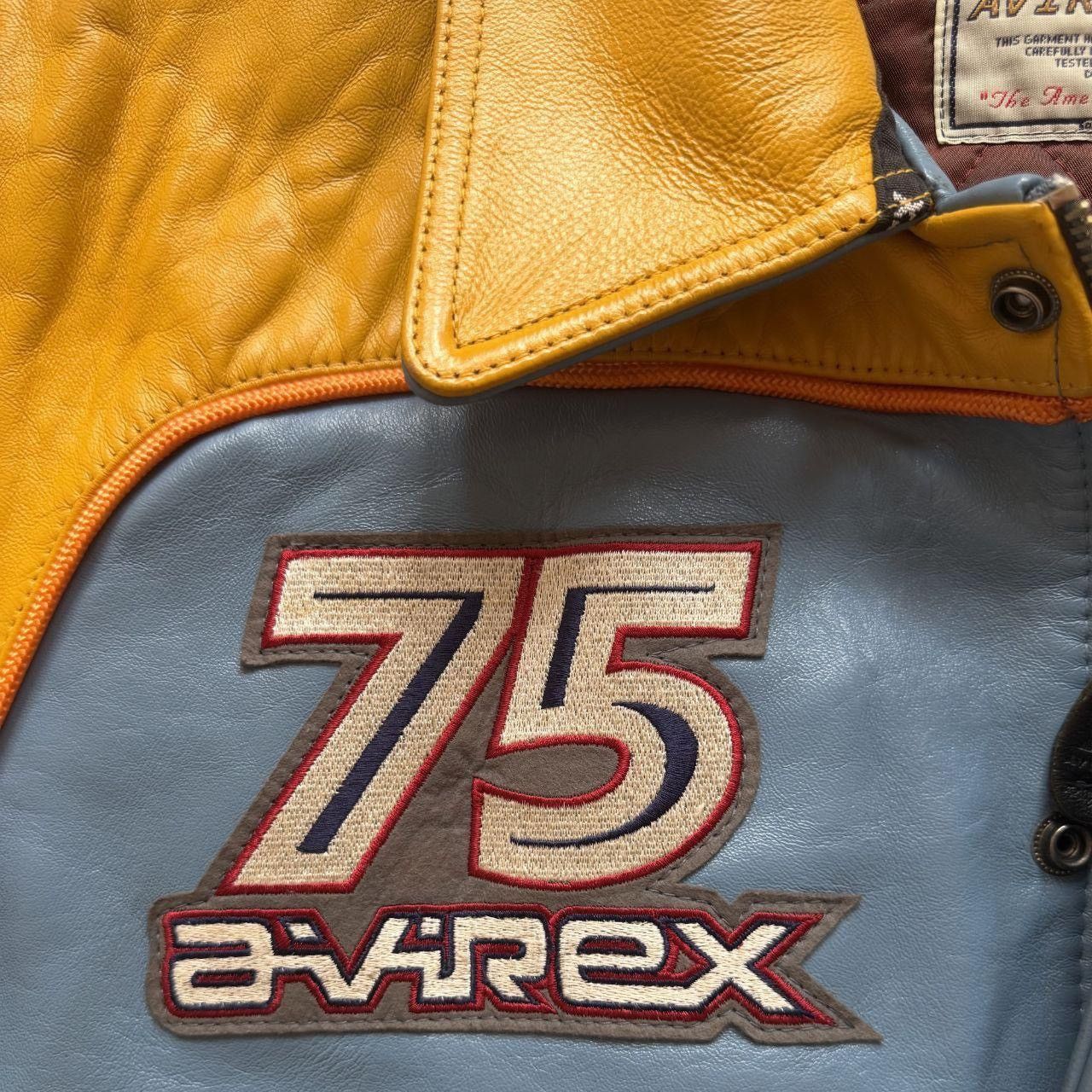 Avirex Avirex Leather Varsity Jacket Size US L / EU 52-54 / 3 - 3 Thumbnail