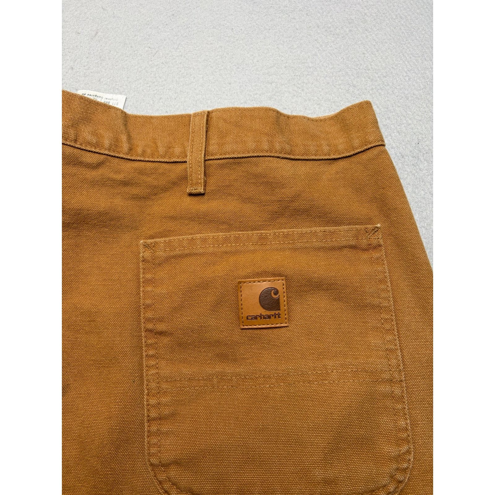Carhartt Carhartt B11 BRN Duck Carpenter Work Pants Men’s 42x32 Size US 42 / EU 58 - 10 Thumbnail