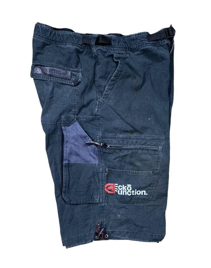 Ecko Unltd. Vintage Faded Ecko Function Cargo Shortpants Size US 35 - 3 Thumbnail