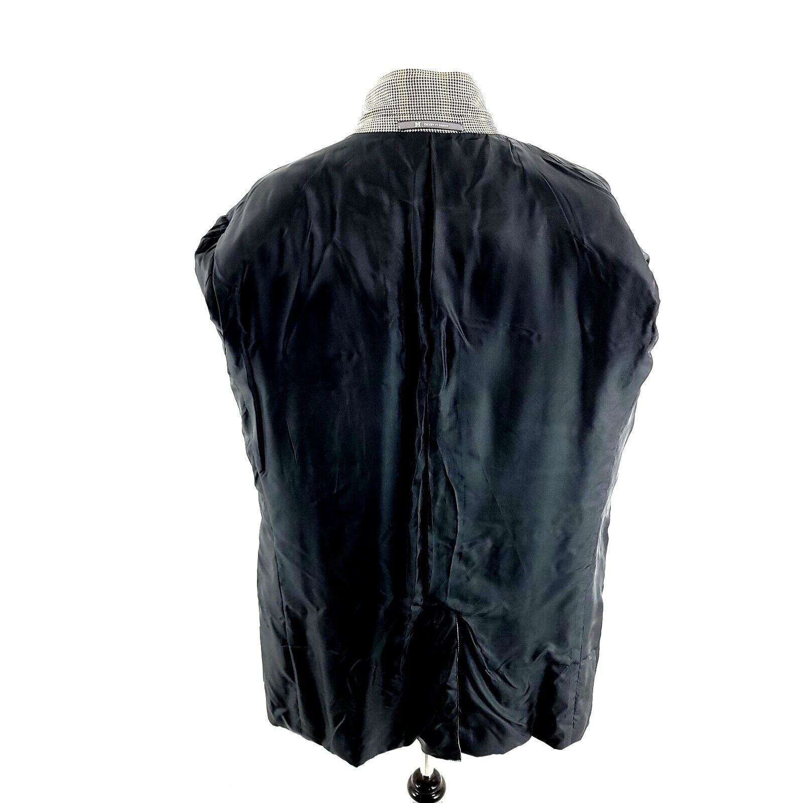 Hickey Freeman Hickey Freeman Silk Worsted Wool 2 Button Sport Coat 42L Blu Size 42L - 11 Thumbnail