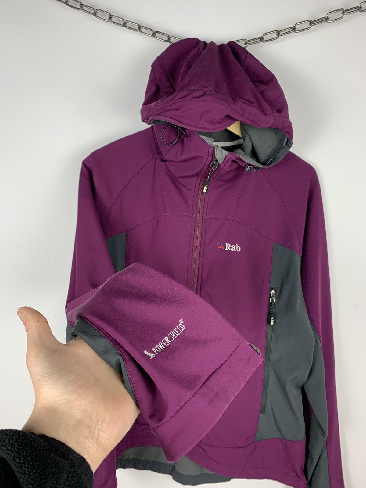 Rab Rab Wmns Baltoro Alpine Full Zip Jacket Size M Purple Size M / US 6-8 / IT 42-44 - 4 Thumbnail