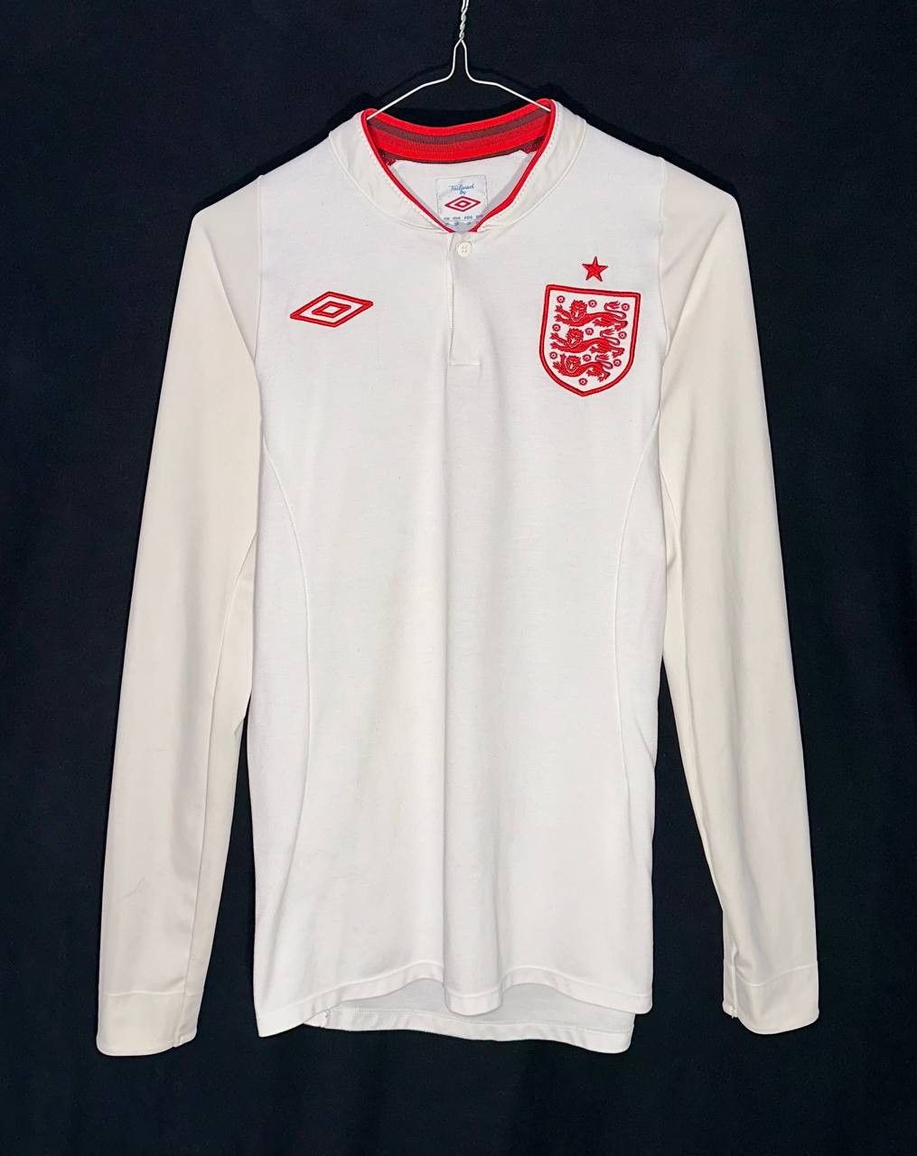 Umbro England Football Home Shirt Jersey 2012/13 Umbro Long Sleeve Size US S / EU 44-46 / 1 - 1 Thumbnail
