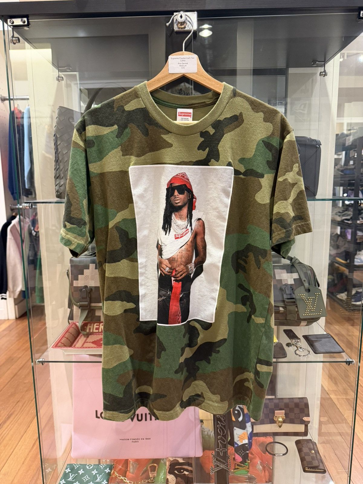 Supreme Supreme Playboi Carti Tee Camo | Grailed