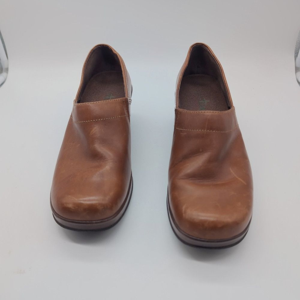 Eastland Eastland Constance Brown Leather Clogs sz 9 Size US 9 / IT 39 - 3 Thumbnail
