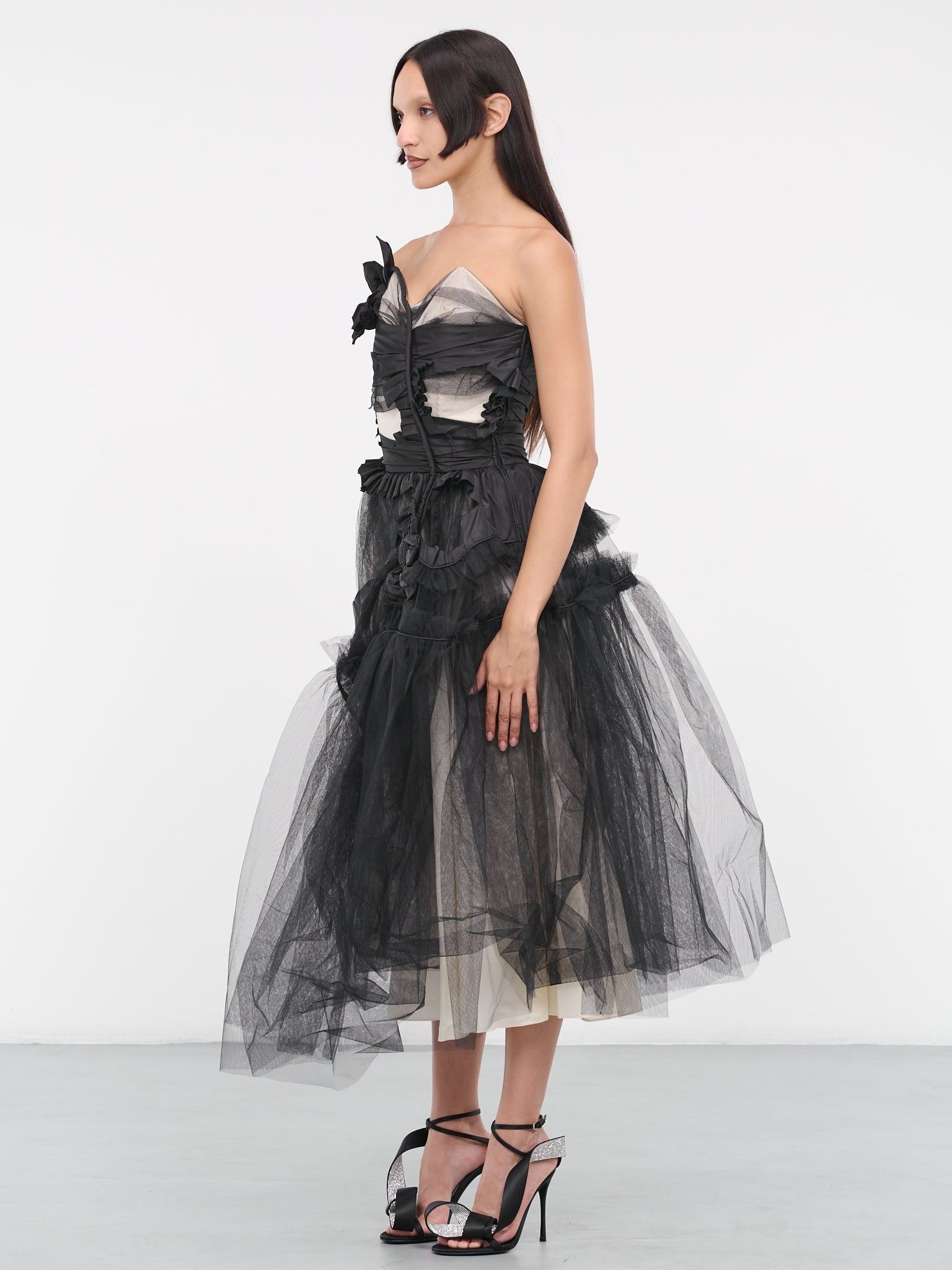 Maison Margiela oc11z1025 Tulle Dress in Black Size M / US 6-8 / IT 42-44 - 2 Thumbnail