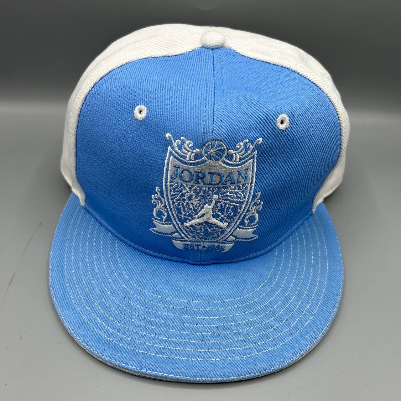 Jordan Brand Air Jordan Hat Men 7 1/8 Black Jumpman Fitted Cap Cotton Size ONE SIZE - 1 Thumbnail