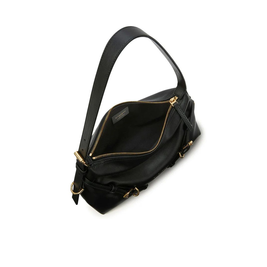 Givenchy GIVENCHY Voyou Mini Black Shiny Leather Shoulder Bag New And Size ONE SIZE - 4 Thumbnail