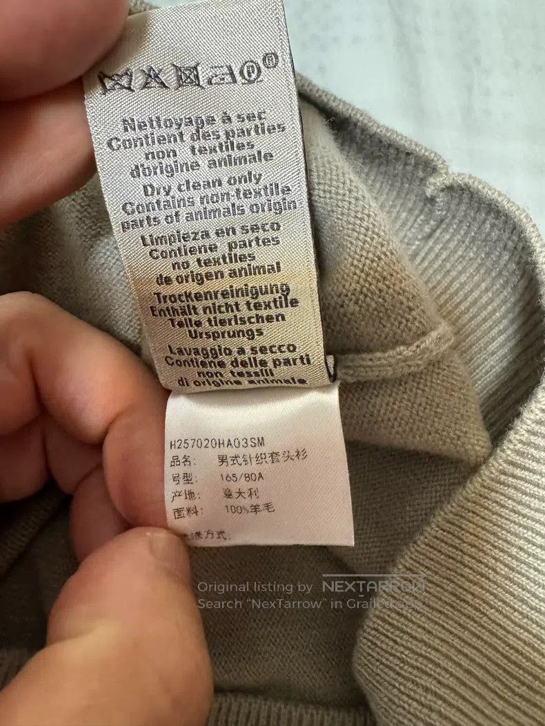 Hermes Hermes Shortsleeve, 100% wool, unisex, leather pockets. Size US S / EU 44-46 / 1 - 9 Thumbnail