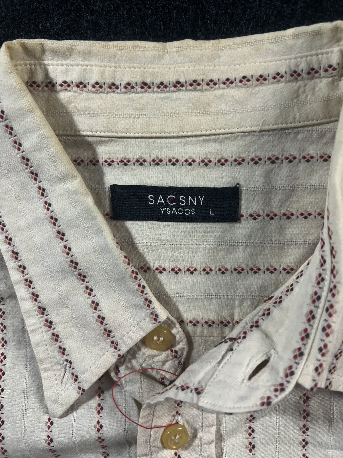 Yohji Yamamoto Vintage Yohji Sacny Y’saccs Button Up Plaid Size US L / EU 52-54 / 3 - 3 Thumbnail