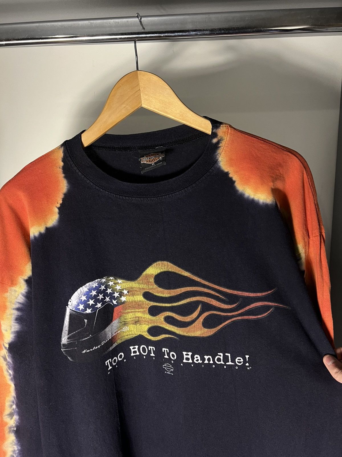 Harley Davidson VINTAGE HARLEY DAVIDSON MOTORCYCLE LAS VEGAS 1995 RETRO Y2K Size US XL / EU 56 / 4 - 11 Thumbnail