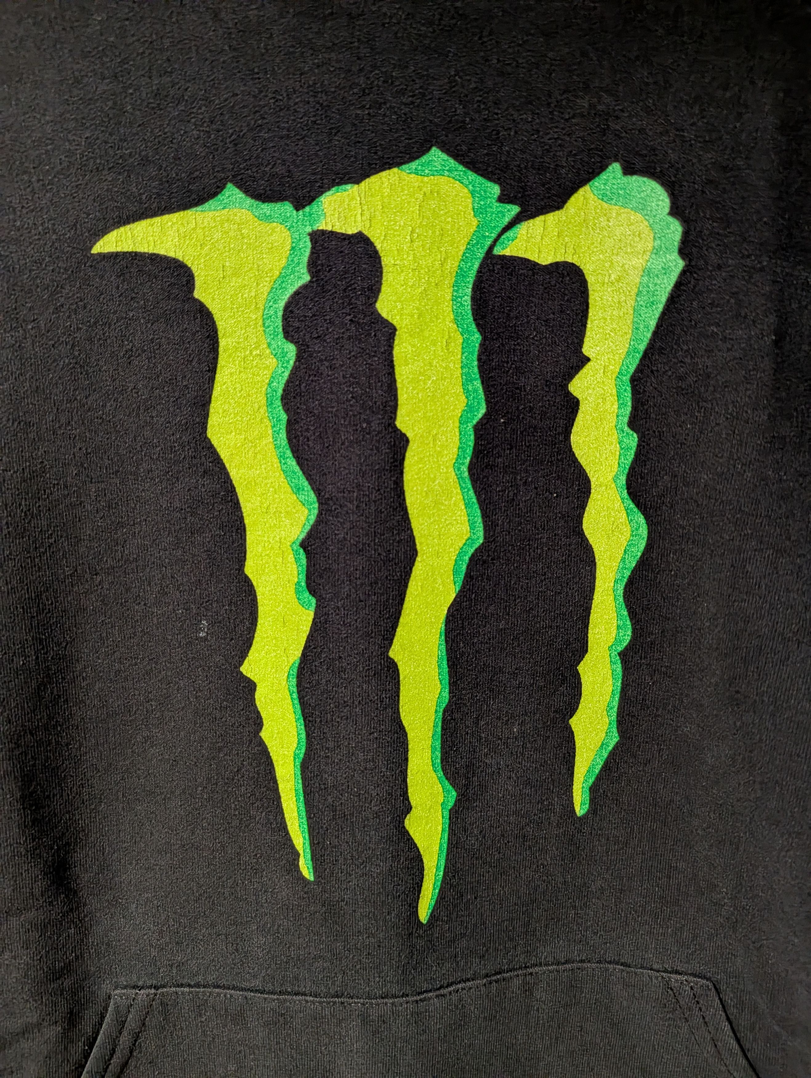 Jerzees Monster Energy Logo Pullover Hoodie Jerzees Men's Medium Size US M / EU 48-50 / 2 - 2 Thumbnail