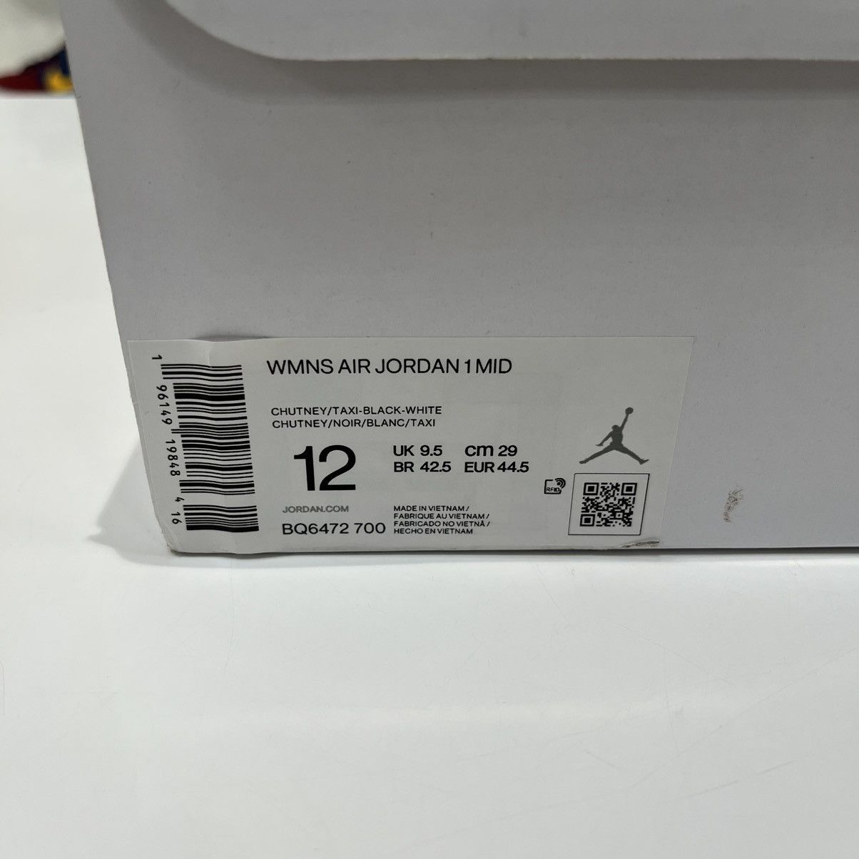 Nike Air Jordan 1 Mid Chutney Taxi (W) Size US 12 / IT 42 - 13 Thumbnail