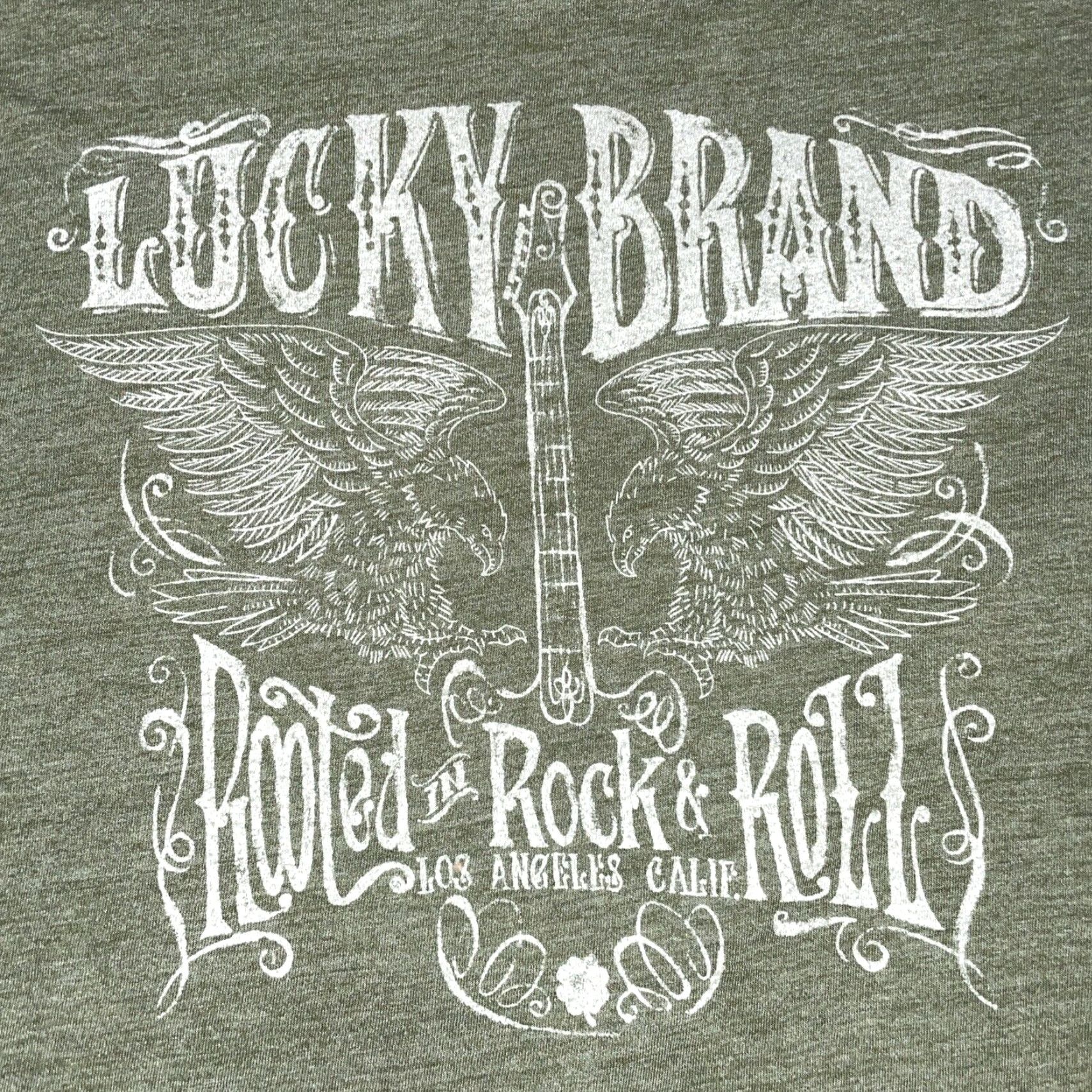 Lucky Brand Lucky Brand Green T-Shirt Mens Medium Size US M / EU 48-50 / 2 - 2 Thumbnail