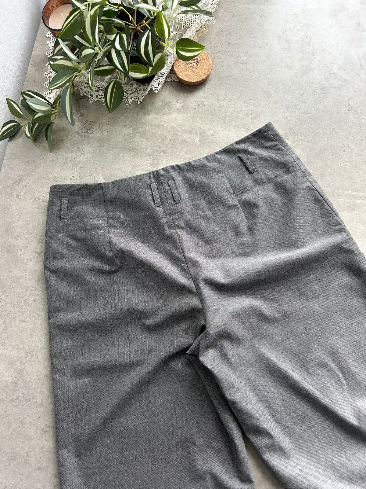 Vintage Vintage H&M low waist classic gray pants Y2K office siren Size 32" / US 10 / IT 46 - 10 Thumbnail