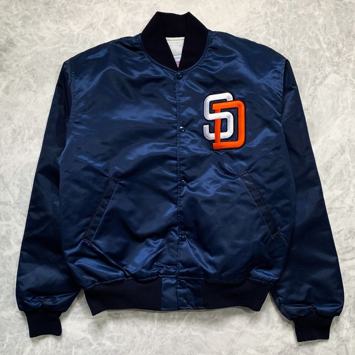 90's San Diego Chargers Starter Satin NFL Bomber Jacket Size XL – Rare VNTG