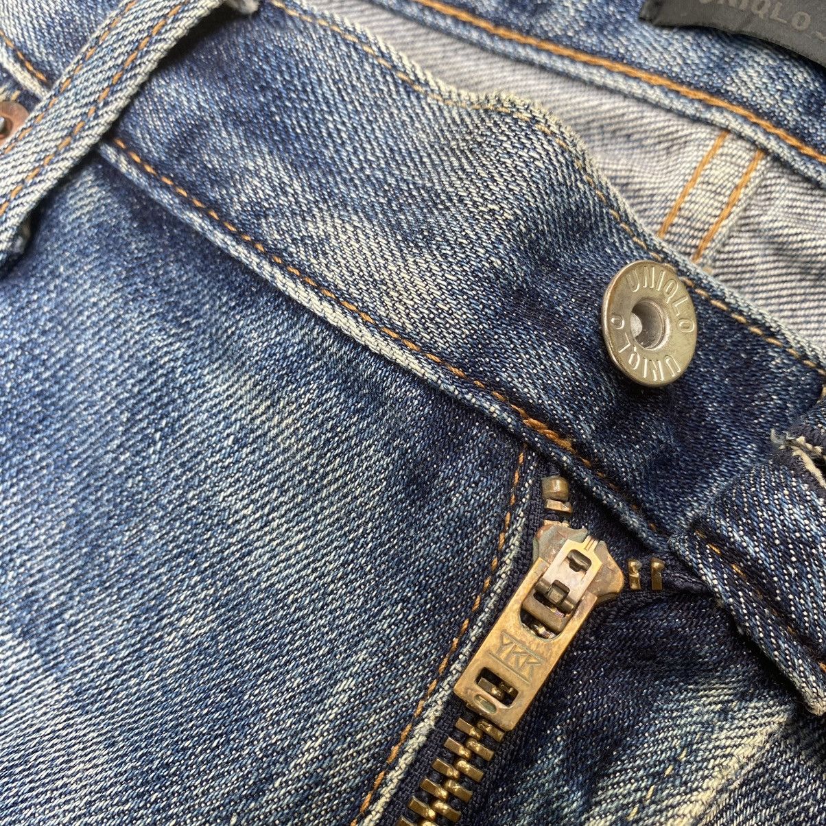 Japanese Brand × Vintage Japanese Distressed Denim Faded Blue Jeans Pants Size US 34 / EU 50 - 8 Thumbnail