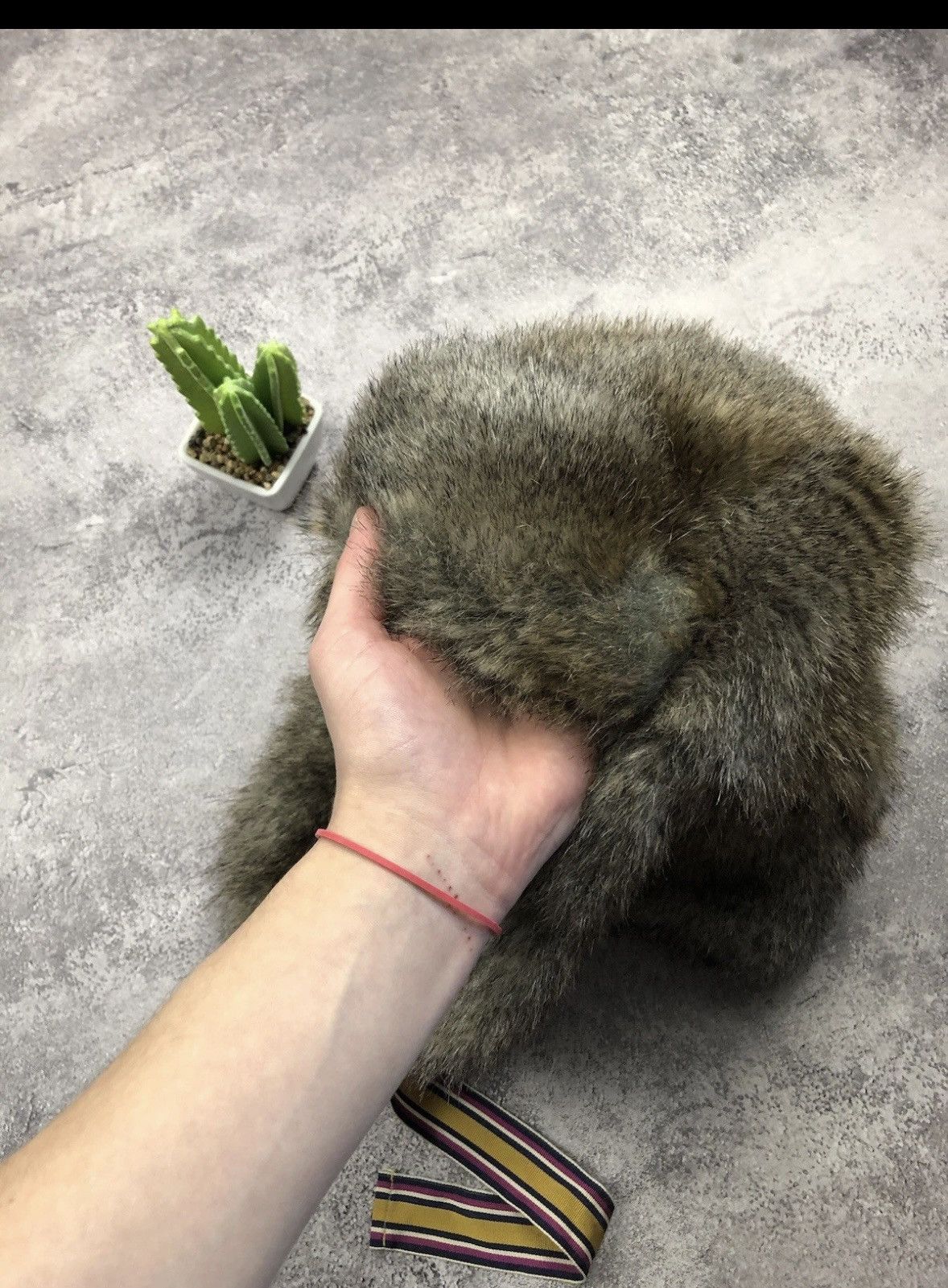 Japanese Brand USHANKA Hat Vintage Full Mohair Streetwear Japans Style Y2k Size ONE SIZE - 2 Thumbnail