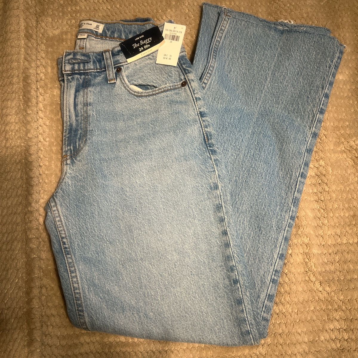 Abercrombie & Fitch Baggy Low Rise Curve Love Size 24" / US 00 / IT 34 - 1 Thumbnail
