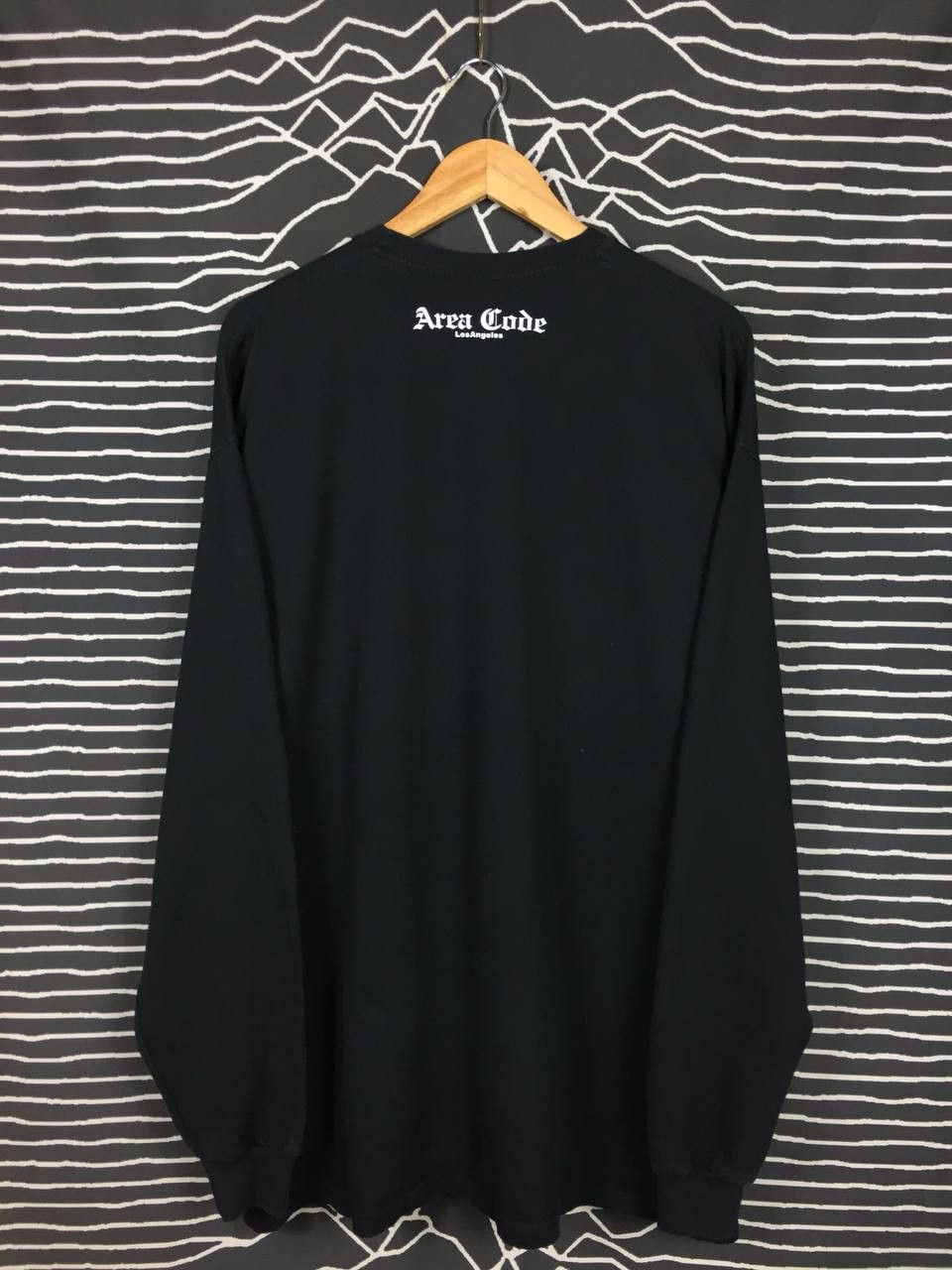 Japanese Brand × Vintage KRHYME DENIM Fuck tha Police Area Code LA Longsleeve Tee Size US XXL / EU 58 / 5 - 6 Thumbnail