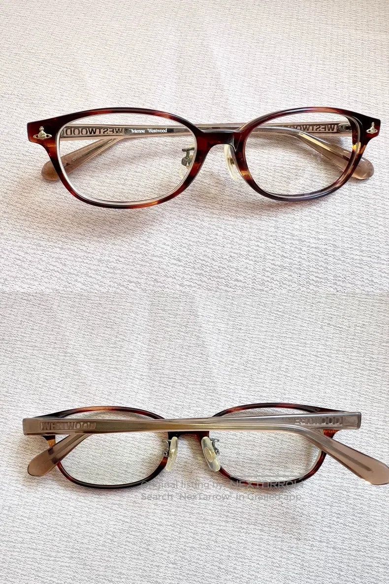 Vivienne Westwood Vivienne Westwood Y2K Saturn Tortoise Bookworm Vintage Gla Size ONE SIZE - 5 Thumbnail