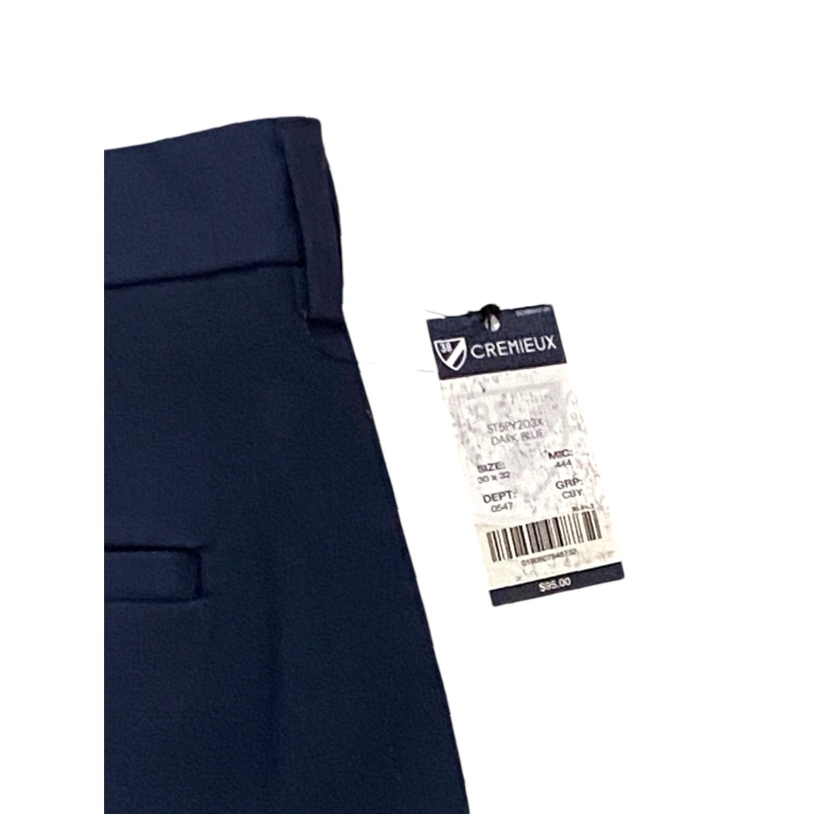 Cremieux Cremieux Chino Pants Mens Navy Blue Comfort Straight Fit NWT 30x32 Size US 30 / EU 46 - 2 Thumbnail