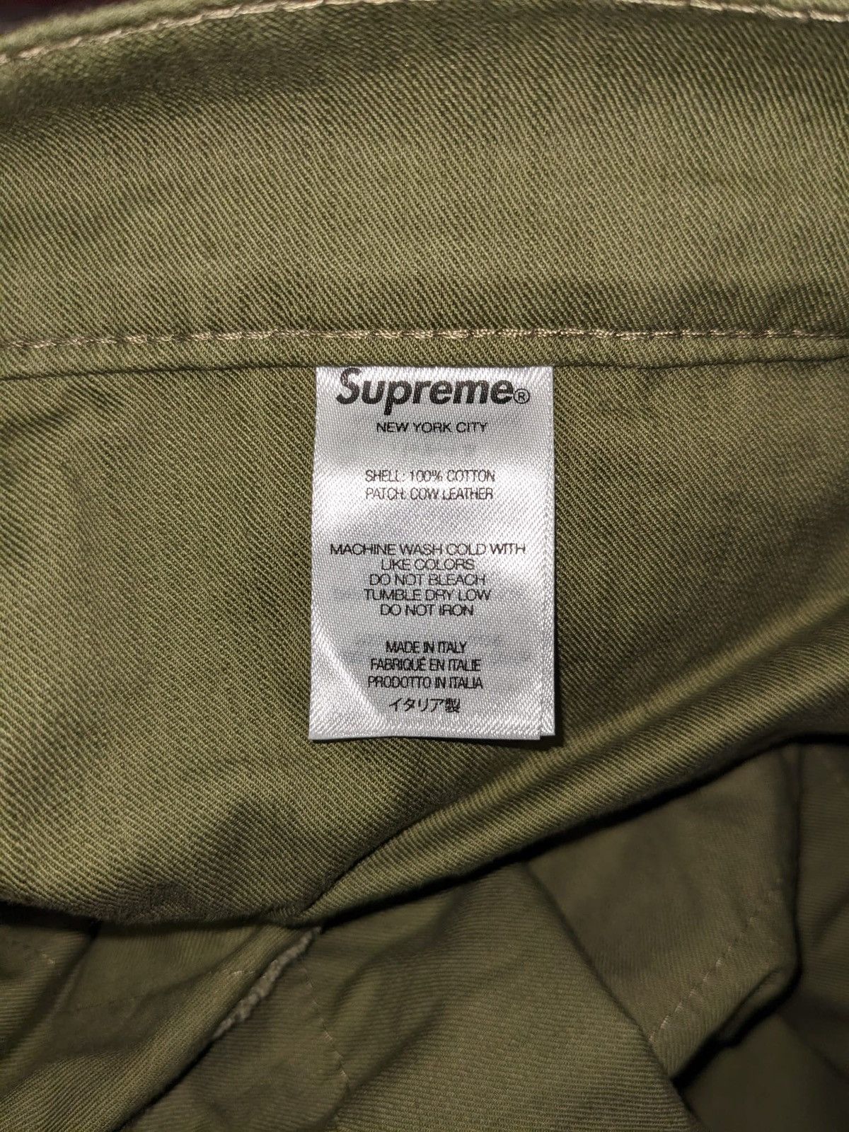 Supreme FW22 SUPREME GRIFFIN 5-POCKET JEAN OLIVE PANTS PANT SIZE 32 Size US 32 / EU 48 - 8 Thumbnail