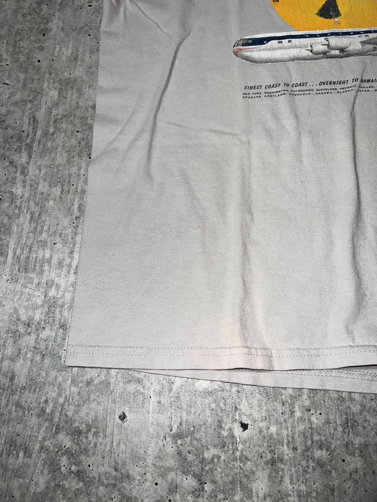 Other Vintage Y2K Northwest Airlines Graphic Tee Size US XL / EU 56 / 4 - 3 Thumbnail