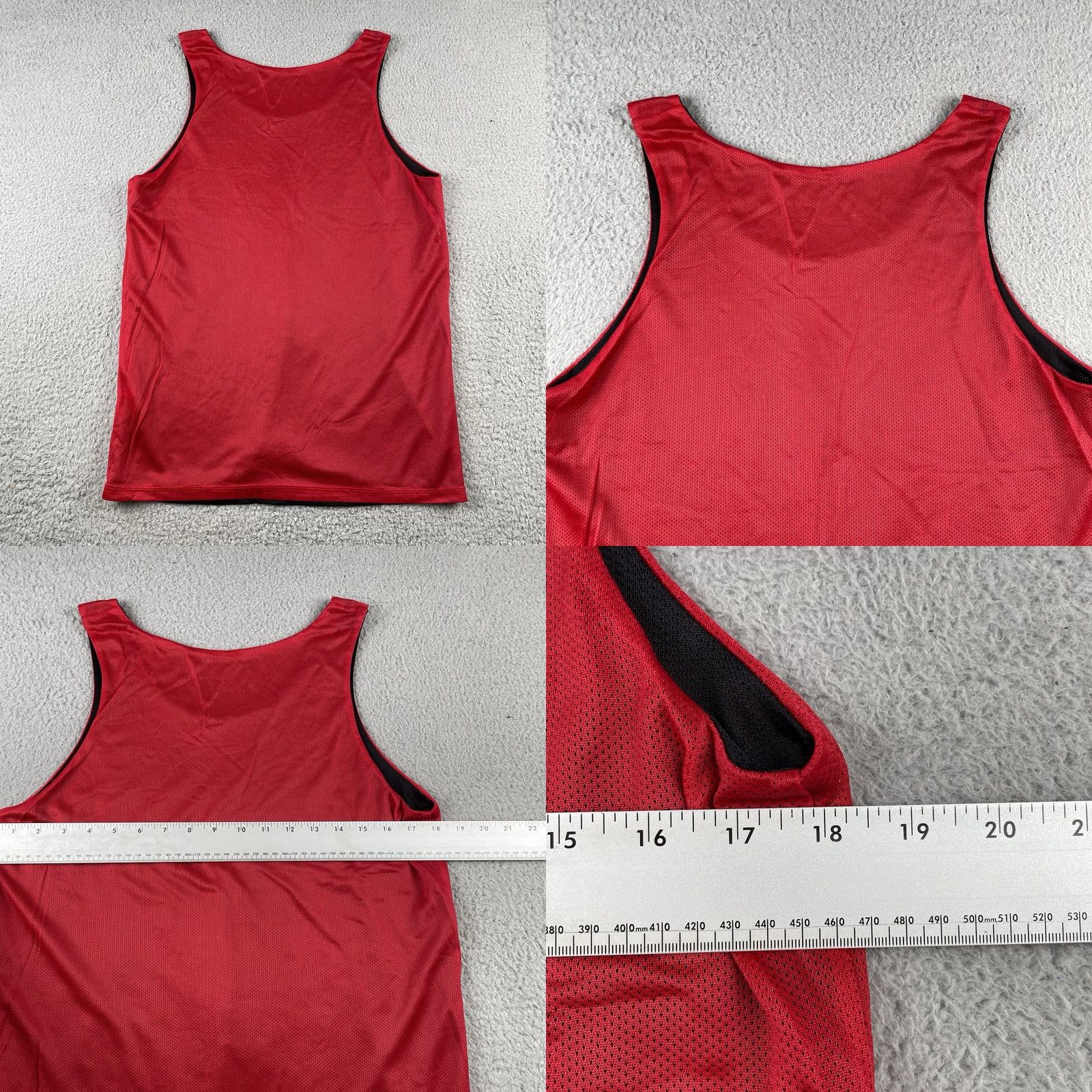 Vintage VINTAGE Texas Tech Reversible Red & Black Basketball Jersey Shirt Large Lightweight Size US L / EU 52-54 / 3 - 8 Thumbnail