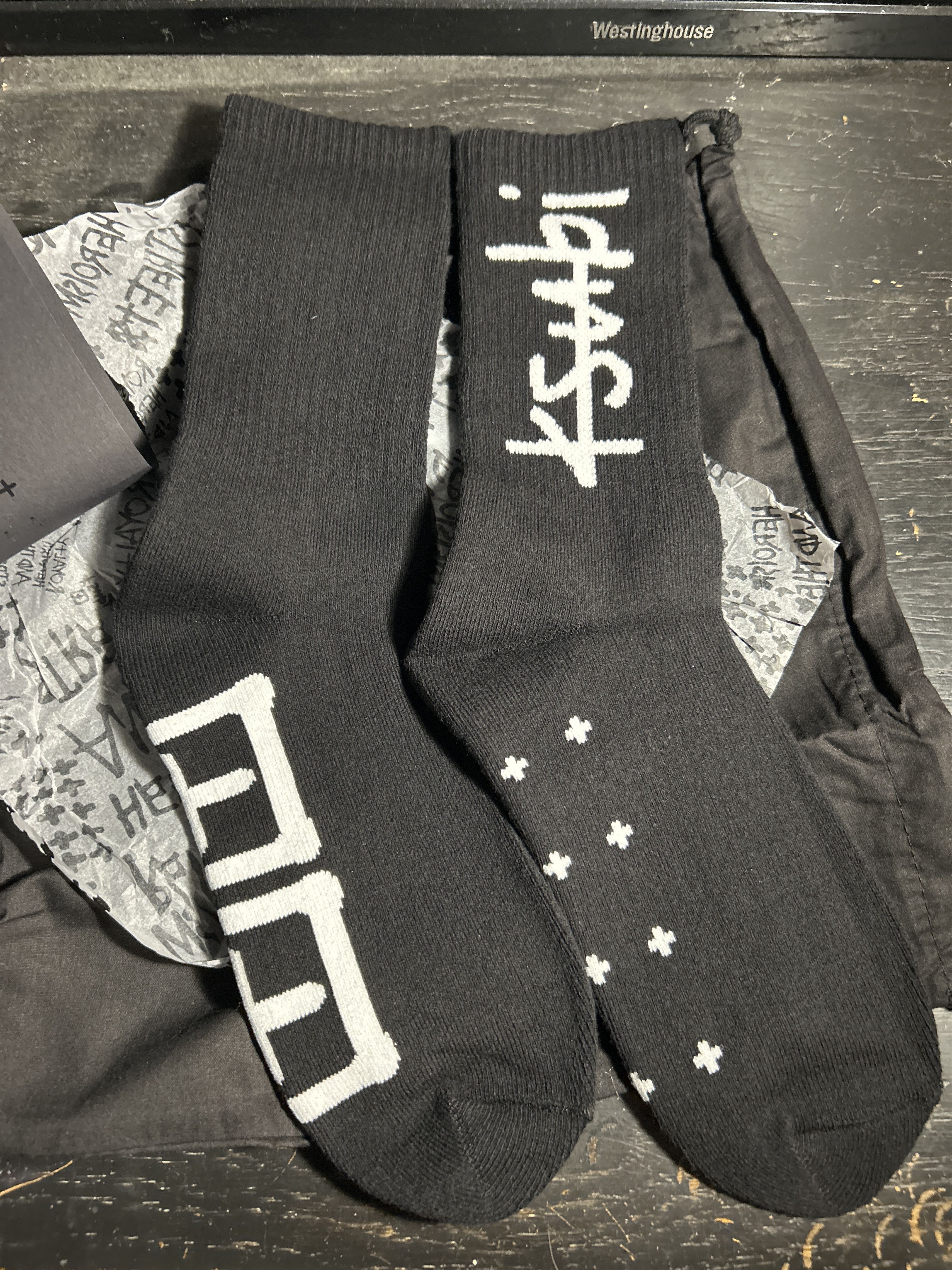 Ksubi Ksubi 1999 KSOCKS BLACK/WHITE Size ONE SIZE - 3 Thumbnail