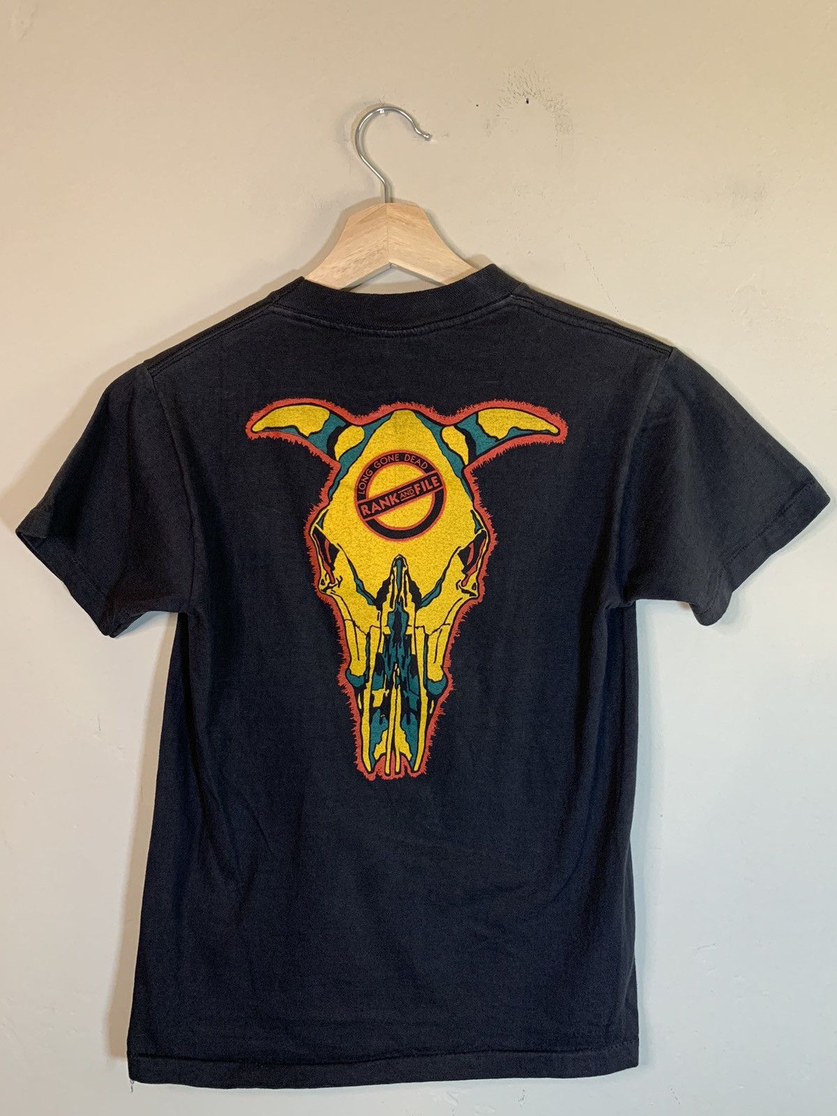 Band Tees × Vintage *RARE* Vintage 1984 Rank And File Long Gone Dead Band Shirt Size US S / EU 44-46 / 1 - 2 Thumbnail