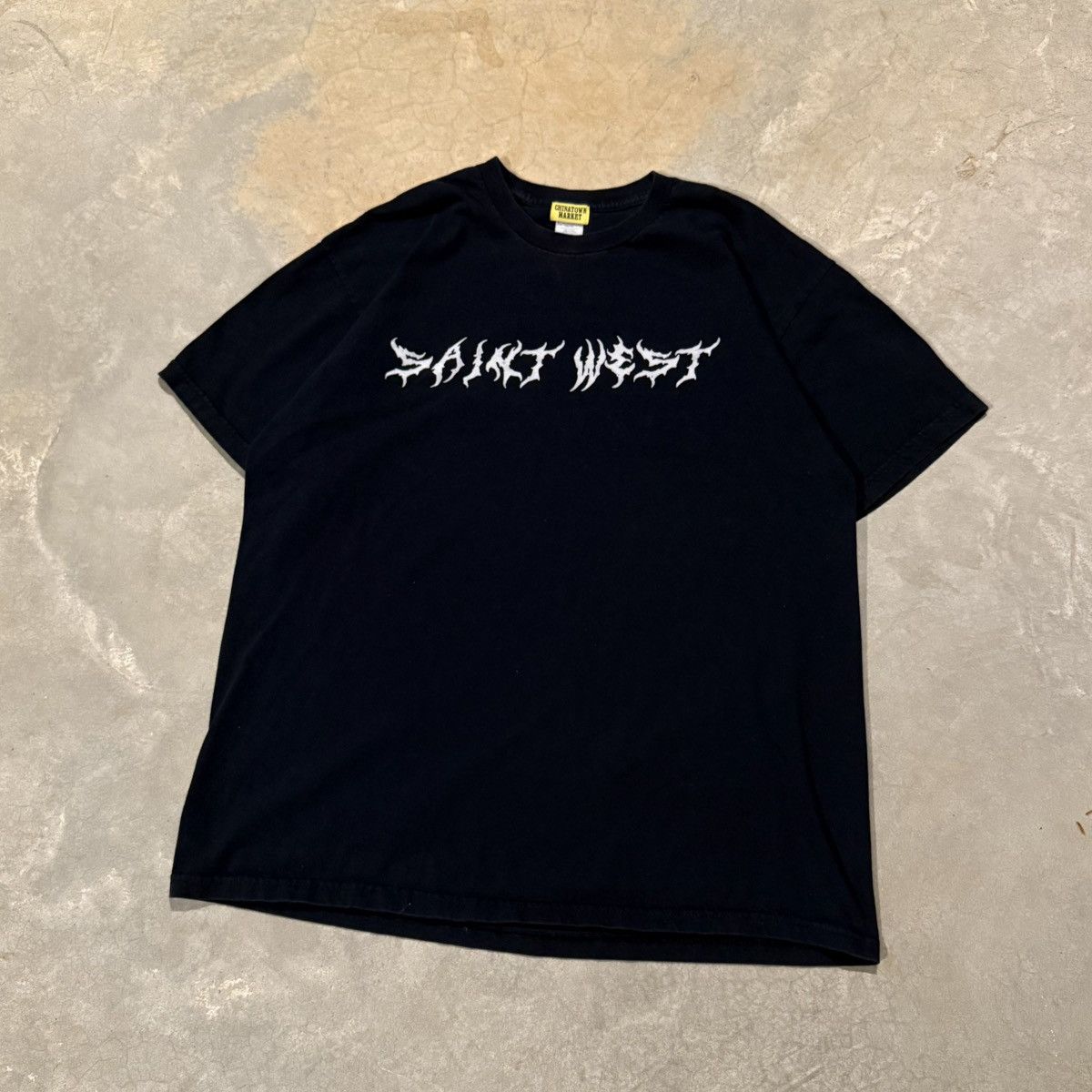Market Chinatown Market x Yeezy “Saint West” Kanye Rap Tee Size US XL / EU 56 / 4 - 2 Thumbnail